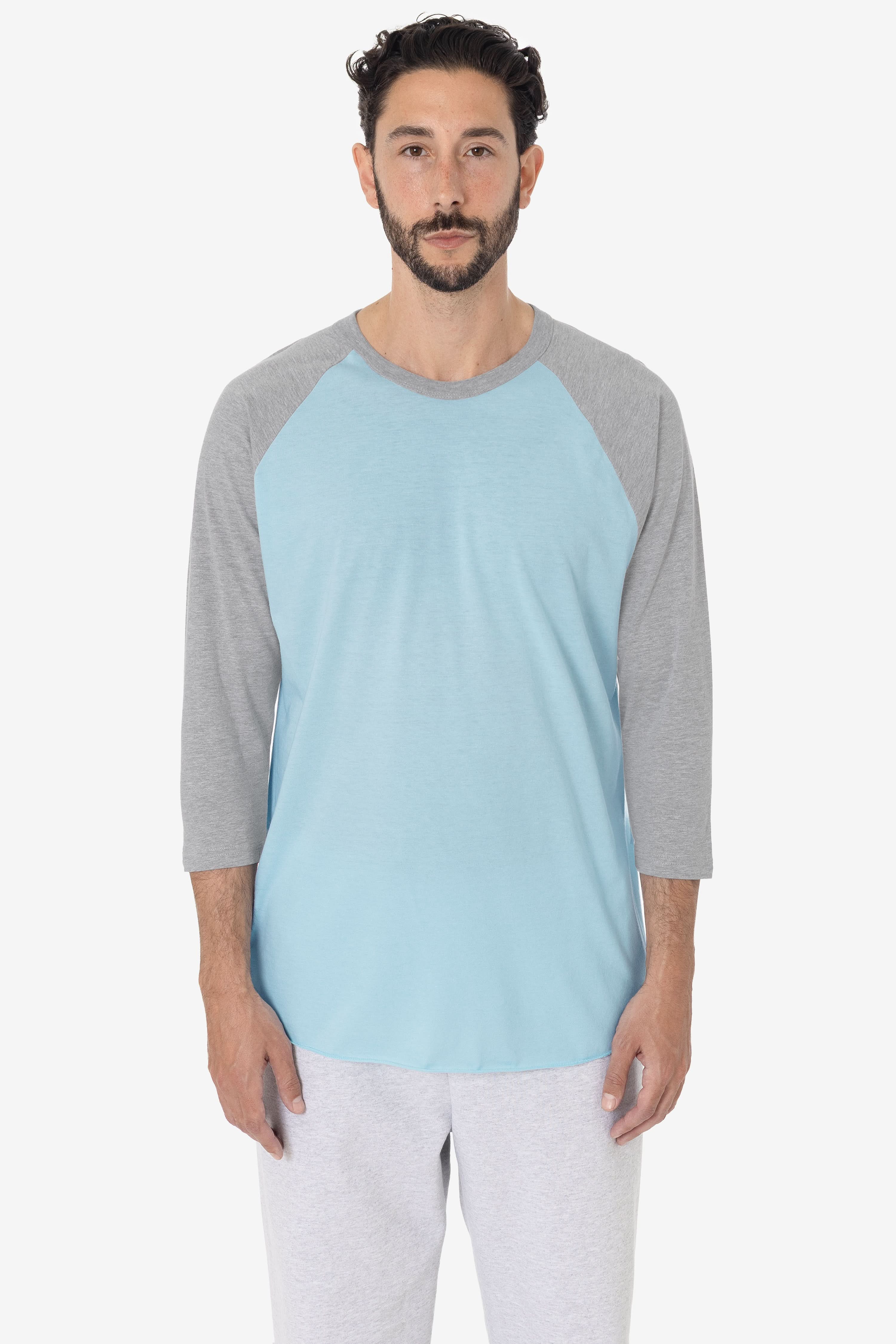 Light Blue/Heather Grey
