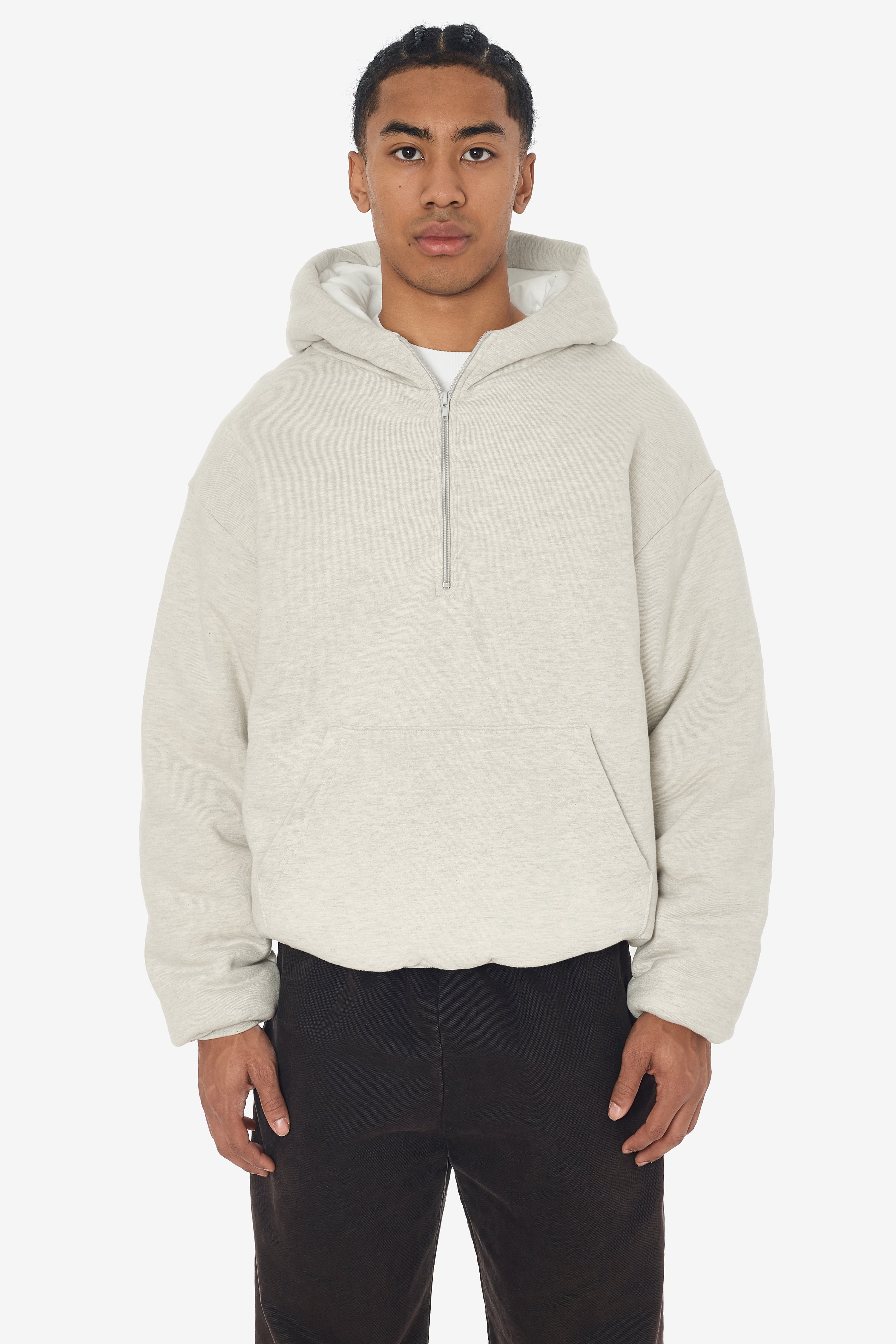 Los Angeles Apparel SF4249 - Scour Fleece Puffy Hoodie