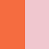 neon orange/light pink