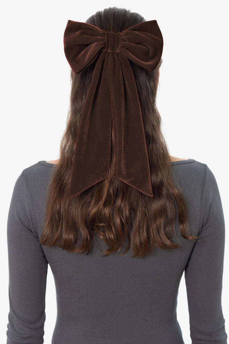 VVT051 - Velvet Long Schoolgirl Bow