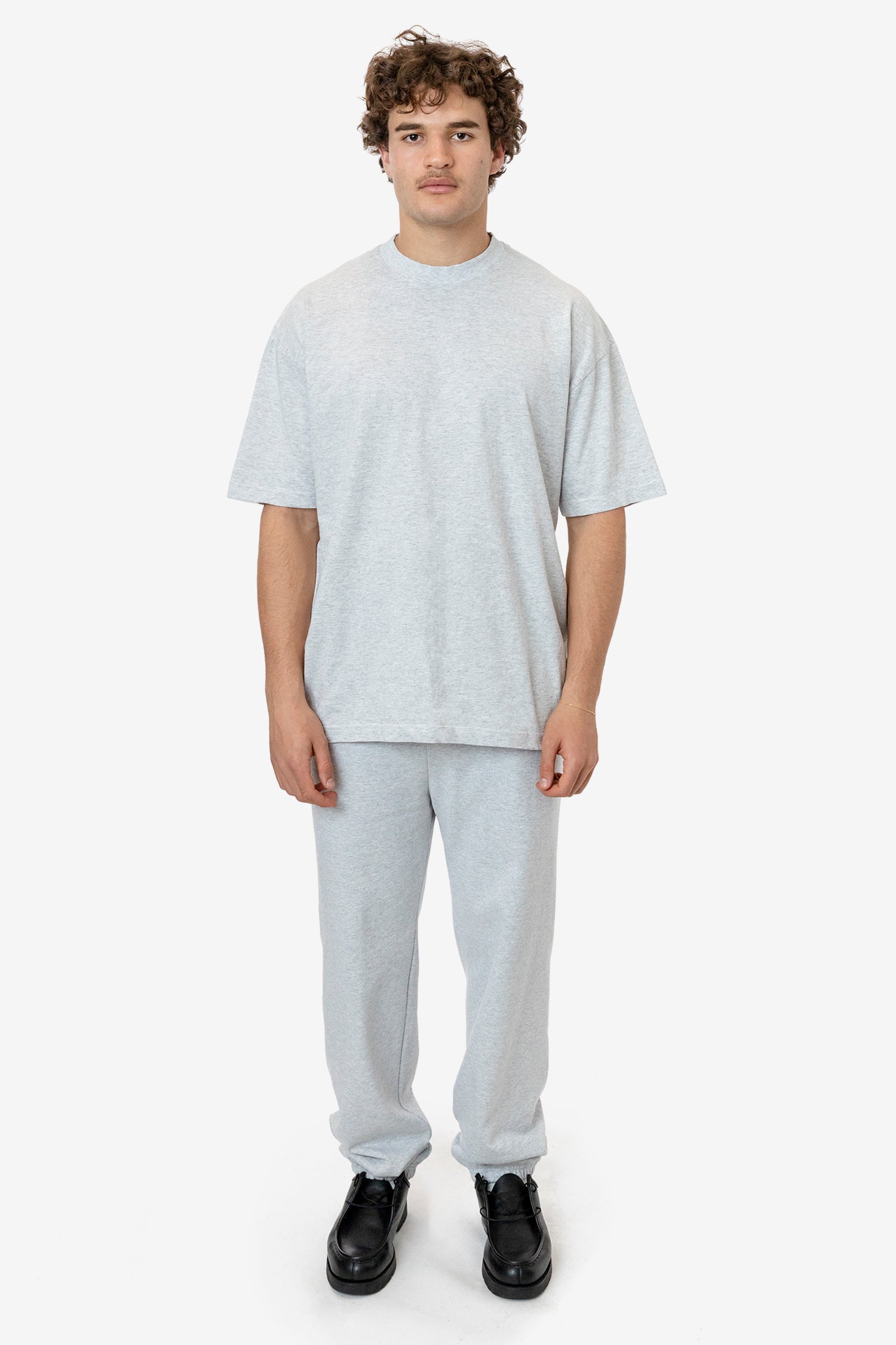 Los Angeles Apparel | Heavy Fleece Pants for Men in White, Size Medium