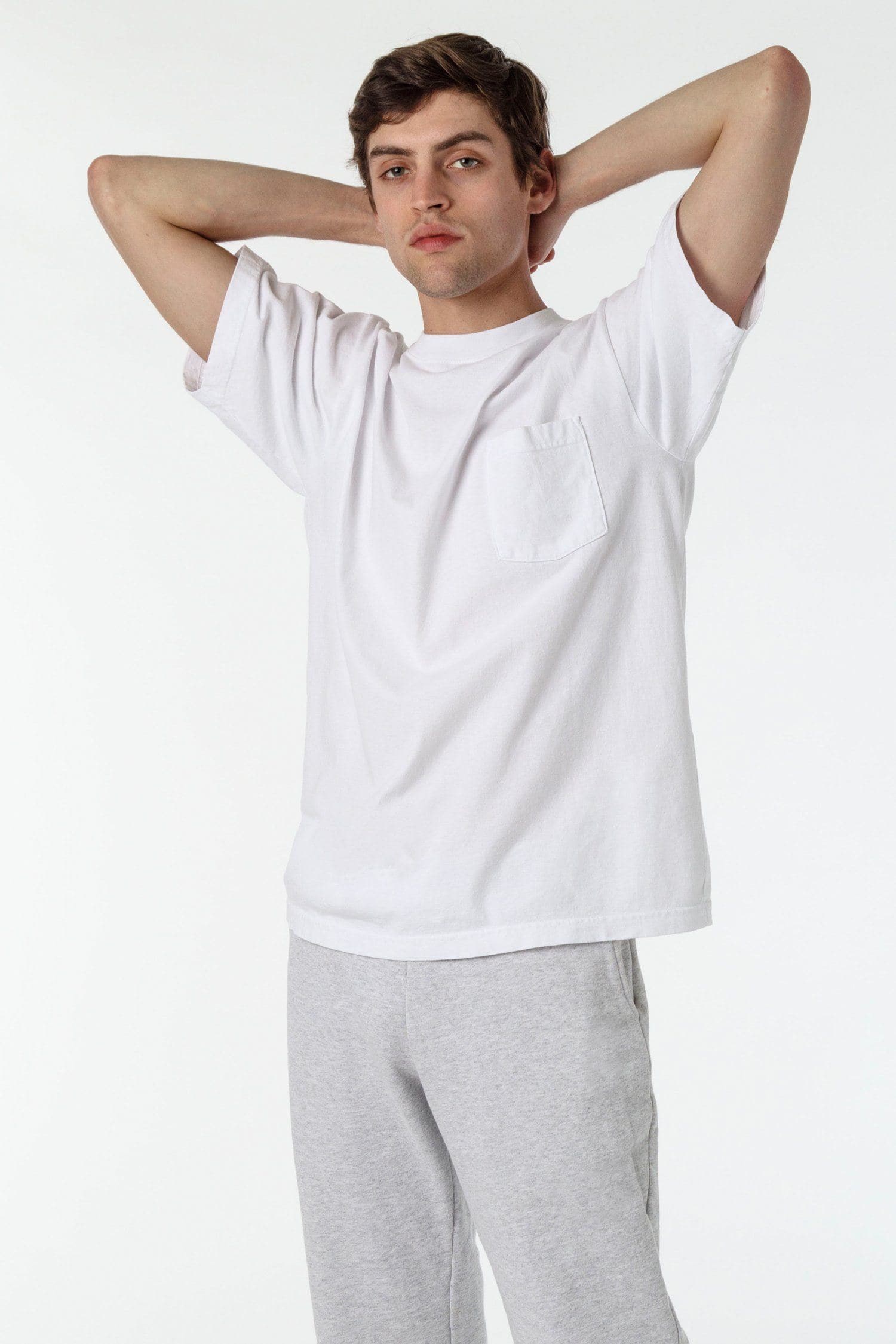 1809GD Mix - Short Sleeve Garment Dye Pocket T-Shirt