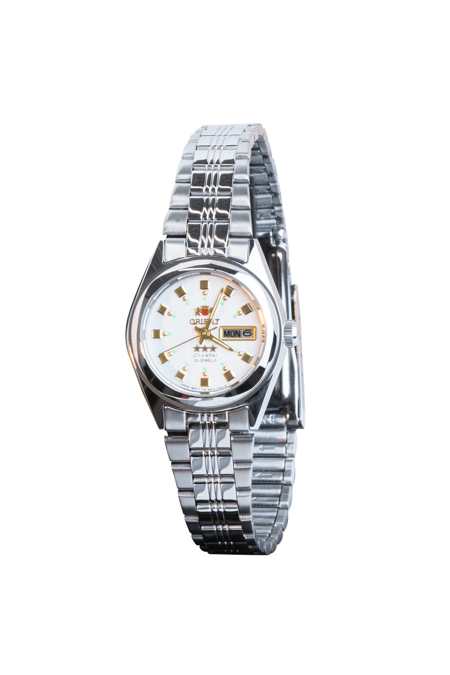 Orient Automatic Classic 3 Star Watch for Women in Ivory by Los Angeles Apparel