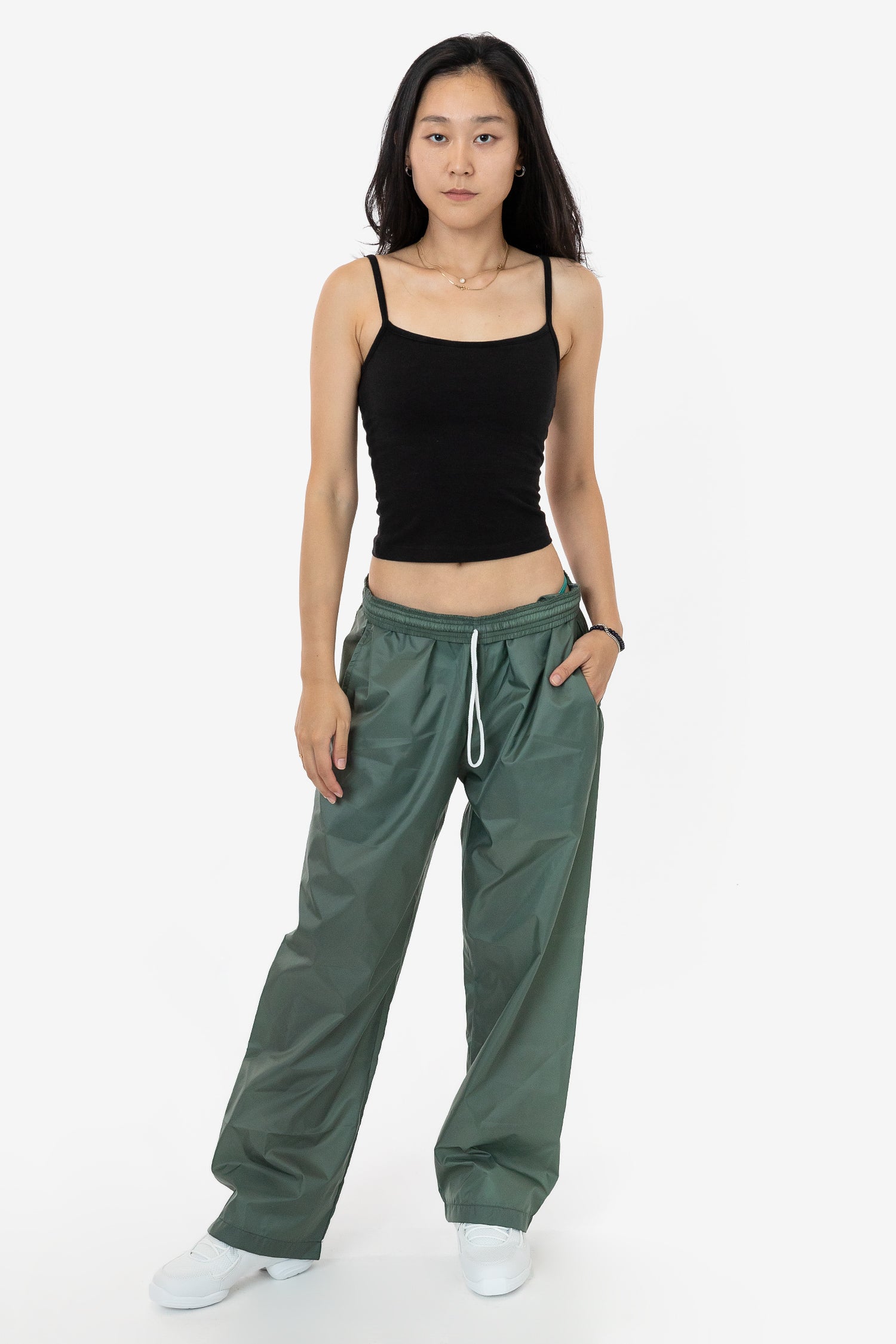 Monogram Patch Stretch Nylon Pants - Women - Ready-to-Wear