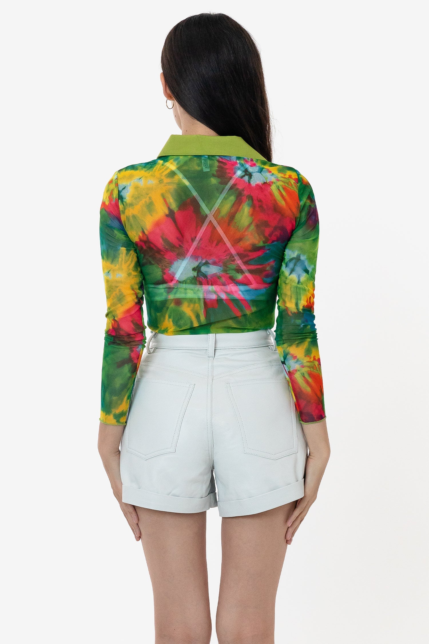 Green Tie Dye Print