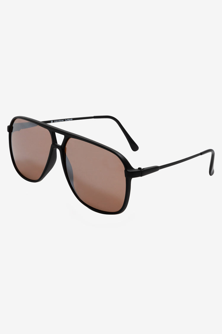 SGVN39 - Unisex Aviator Black Sunglasses