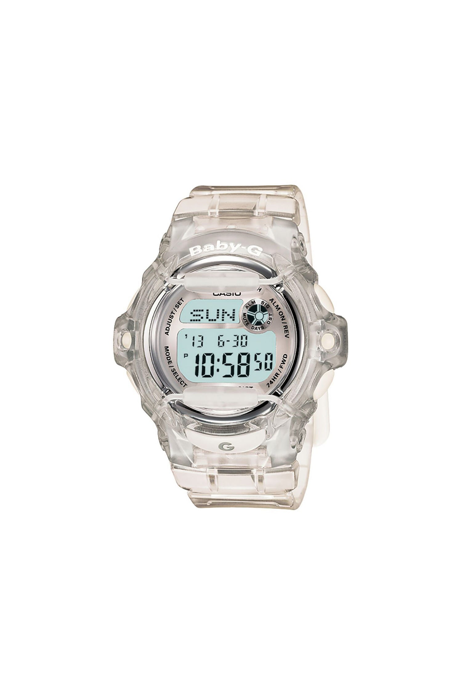 Baby g 2025 clear watch