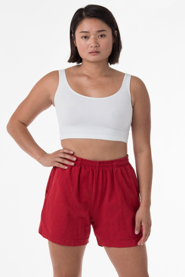 1242GD Unisex - Heavy Jersey Garment Dye Gym Shorts