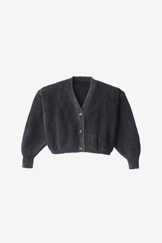 FM35GD - Fisherman Cropped Cardigan
