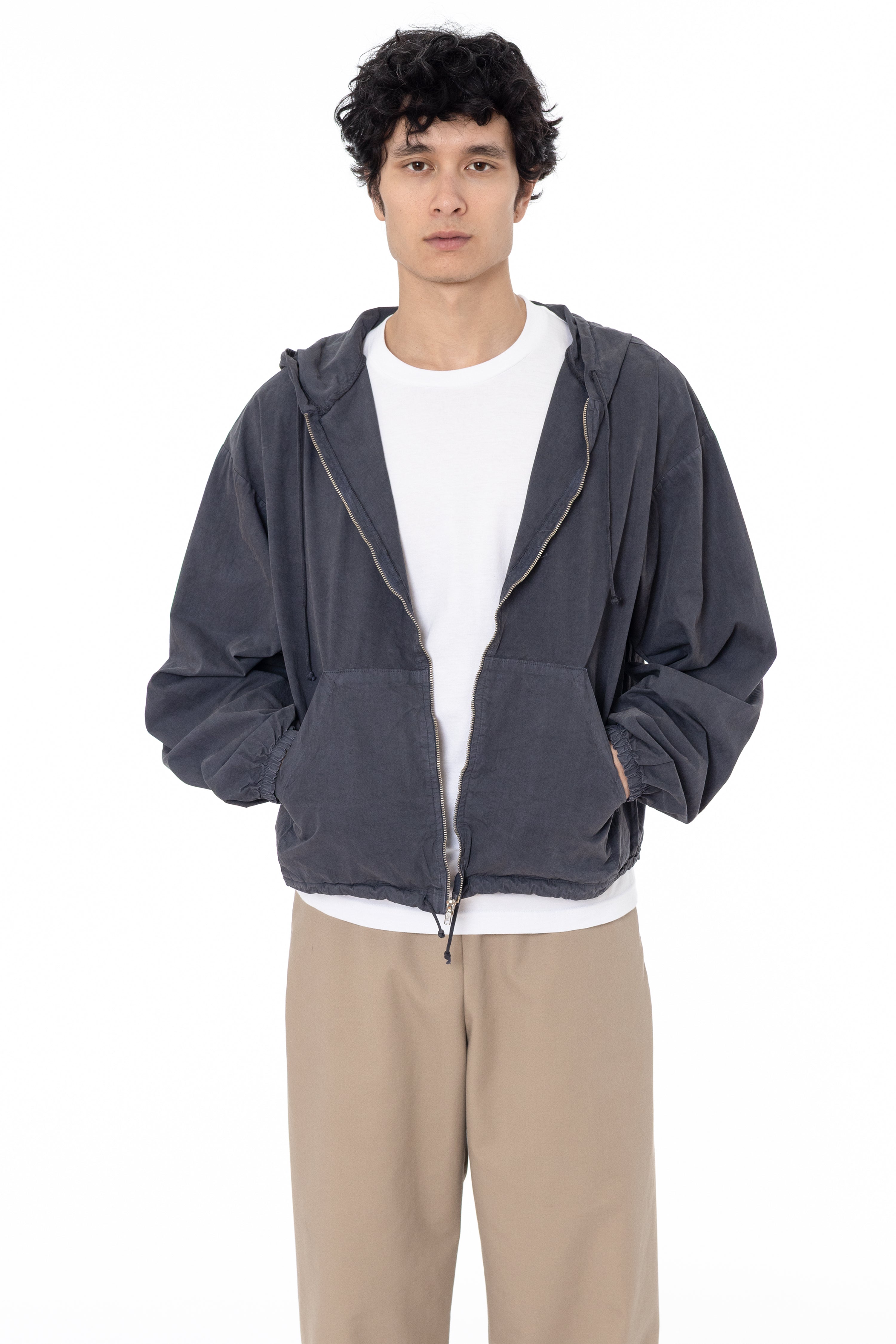 RJC410GD - Cotton Poplin Zip-Up Hooded Jacket – Los Angeles Apparel