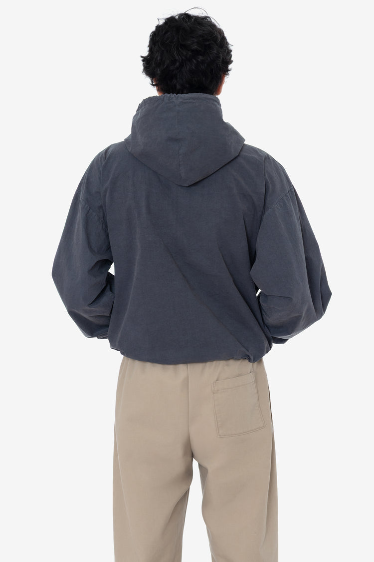 RJC410GD - Cotton Poplin Zip-Up Hooded Jacket