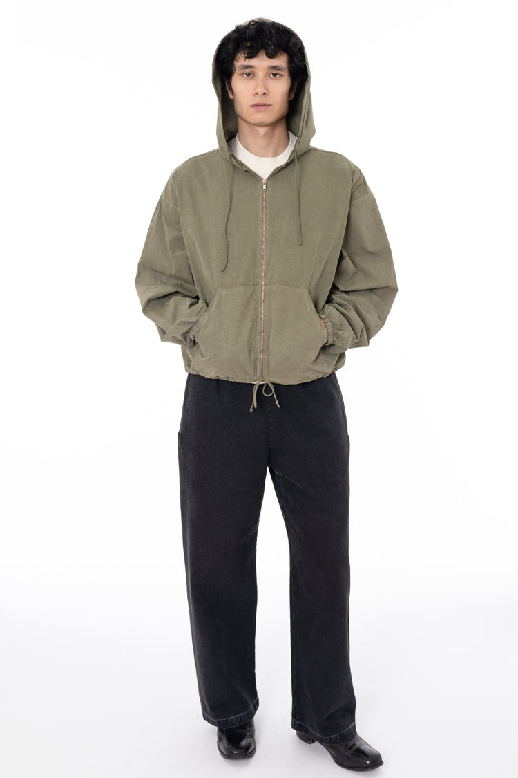 RJC410GD - Cotton Poplin Zip-Up Hooded Jacket