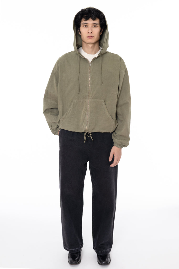 RJC410GD - Cotton Poplin Zip-Up Hooded Jacket