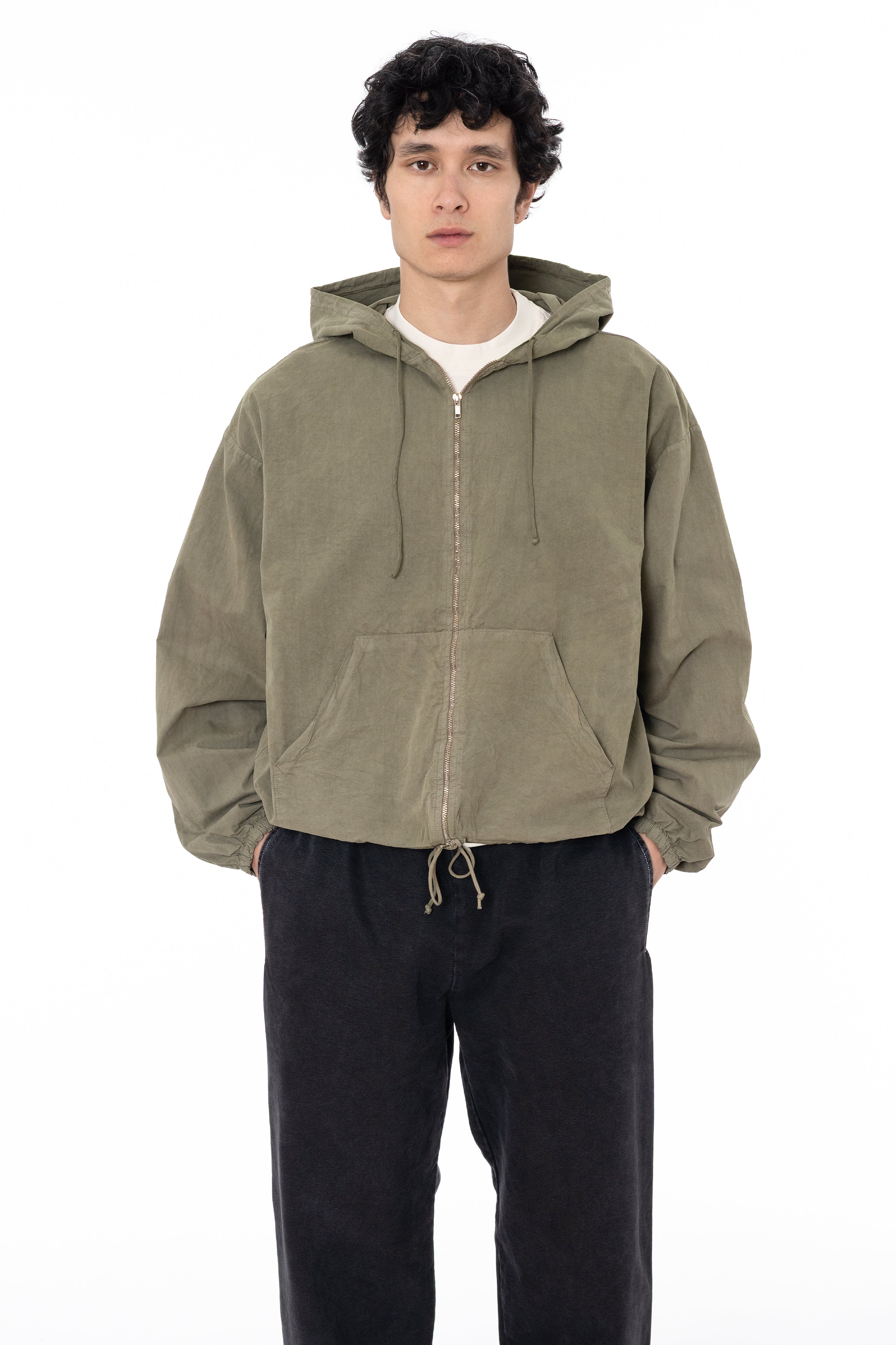 RJC410GD - Cotton Poplin Zip-Up Hooded Jacket – Los Angeles Apparel