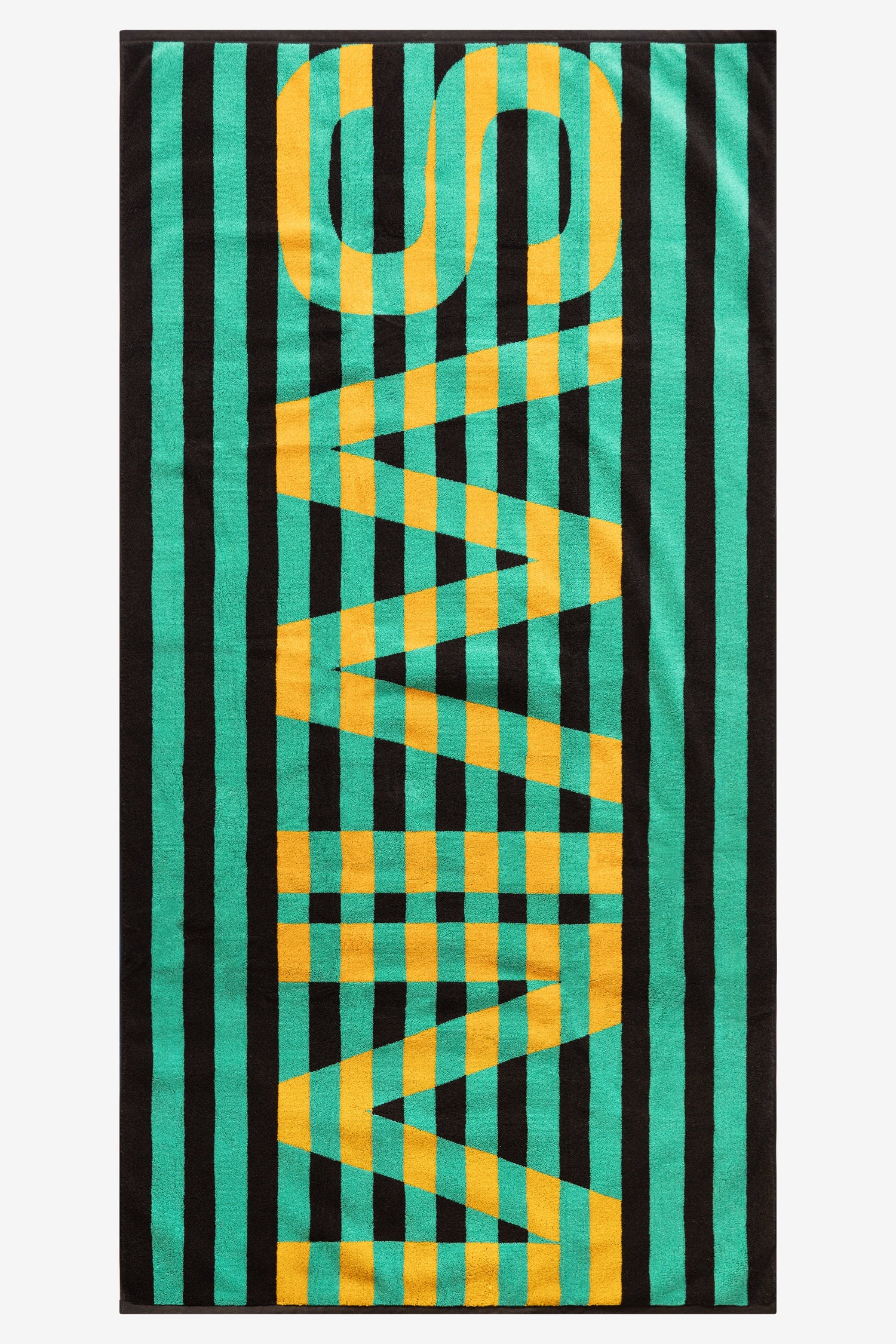 Teal/Black/Yellow SWIM