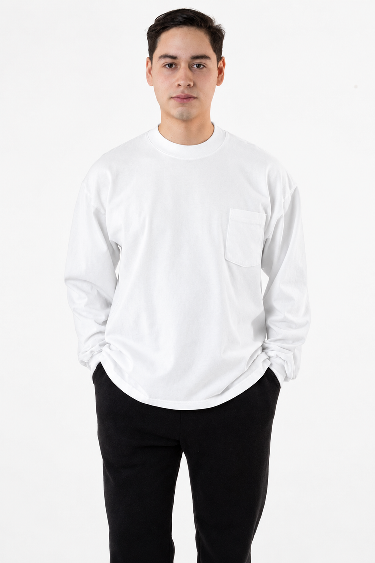1210GD - 8.5 oz. Heavy Jersey Long Sleeve Boxy Work Shirt