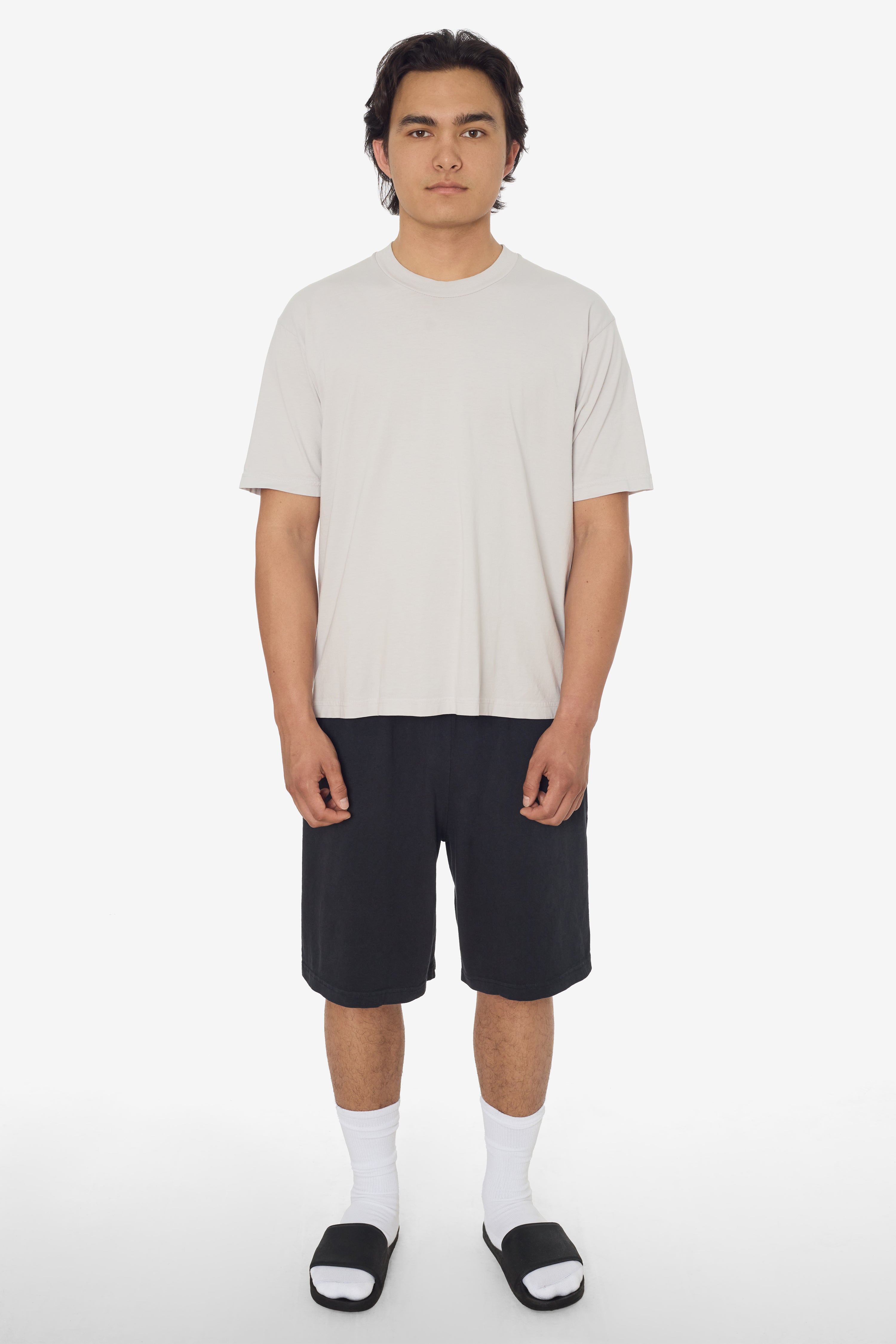 【1回着】24ss everyone seaside shorts Lサイズ 12443GD - 12 Singles Jersey No Pocket Long Short – Los Angeles Apparel