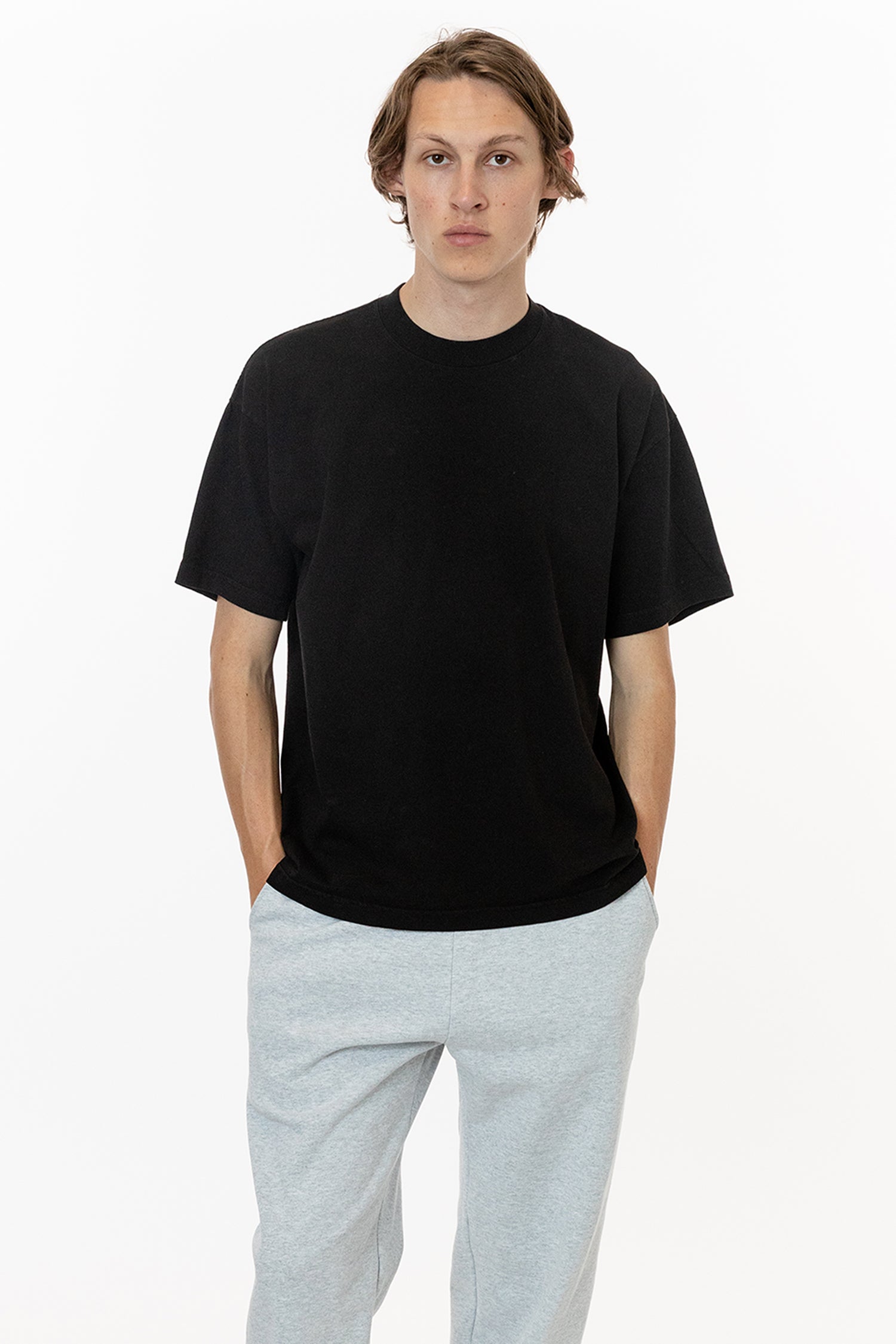 The - 6.5oz Garment Dye Neck T-Shirt – Los Angeles Apparel