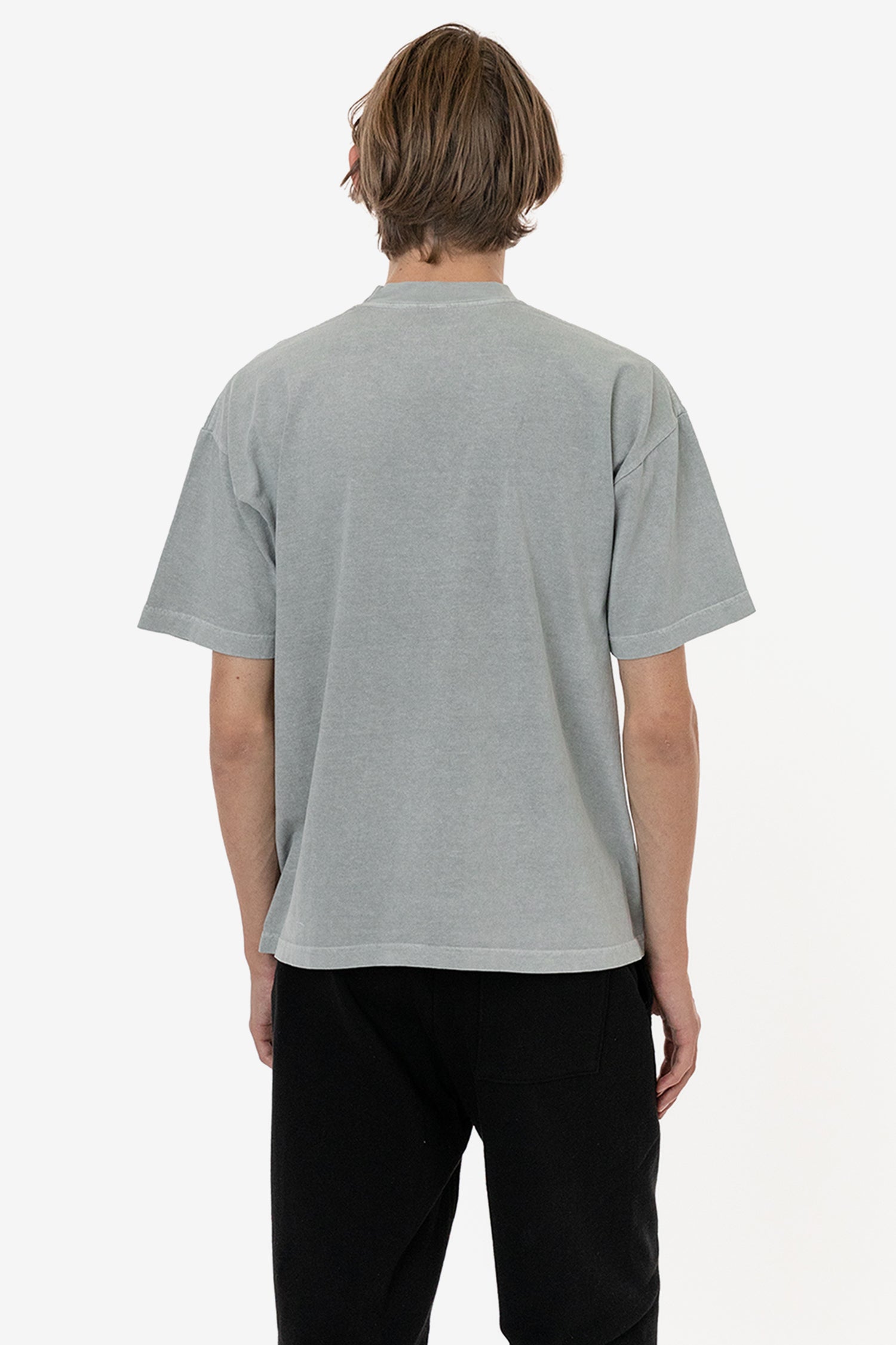 Los Angeles Apparel 6.5 oz. Garment Dye Crewneck T-Shirt | Regular Size | La Apparel Creme / XL