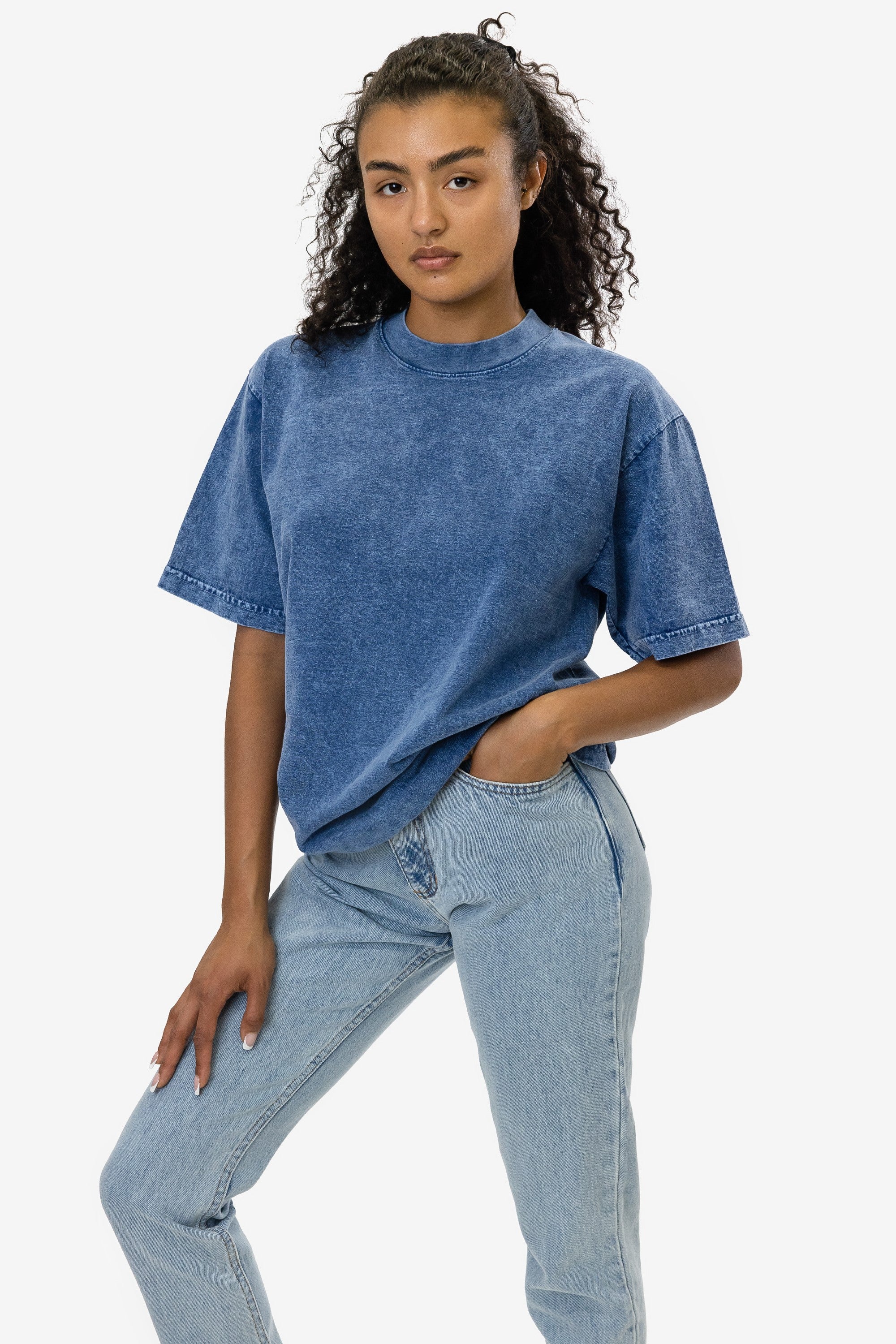 The 1801 - 6.5oz Garment Dye Crew Neck T-Shirt (Mineral Wash)