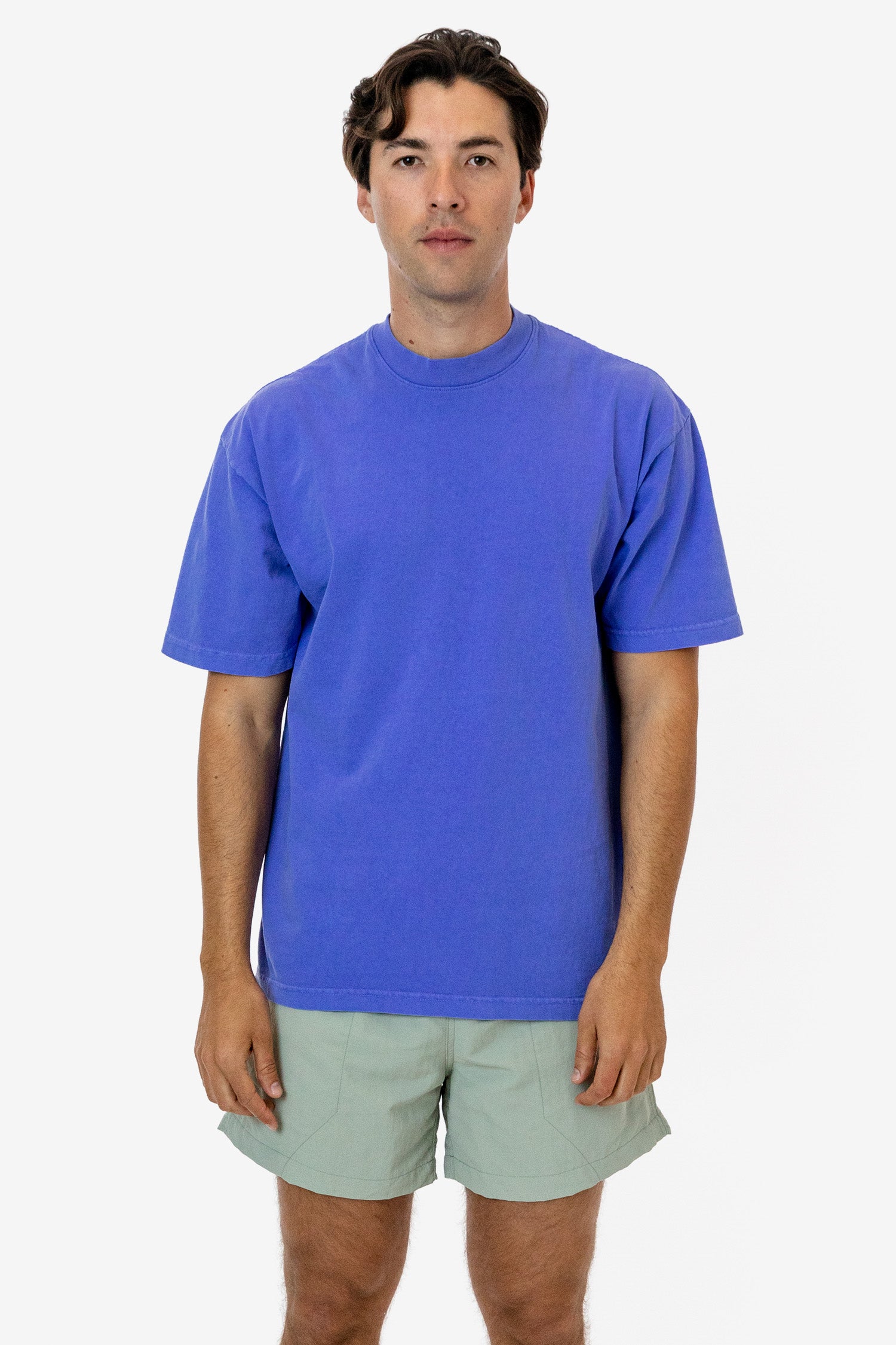 The 1801 - 6.5oz Garment Dye Crew Neck T-Shirt (Neon) – Los Angeles Apparel