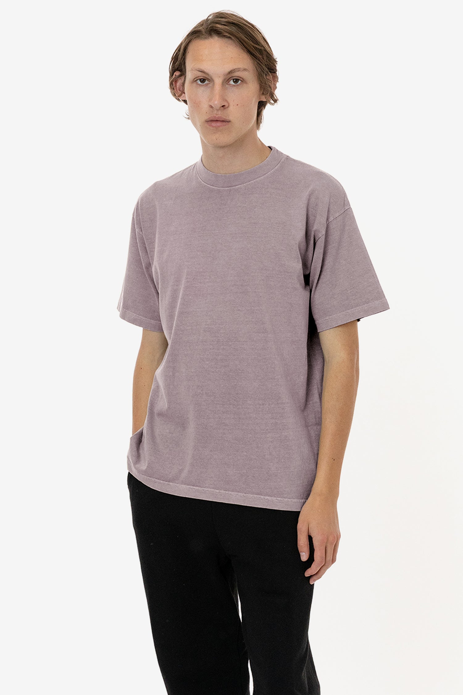 The 1801 - 6.5oz Garment Dye Crew Neck T-Shirt (Pigment Dye) – Los