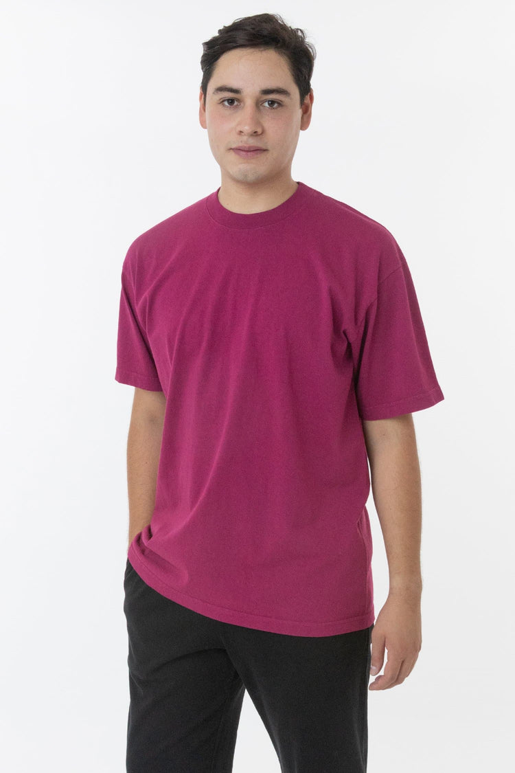 The 1801 - 6.5oz Garment Dye Crew Neck T-Shirt (Pigment Dye) – Los