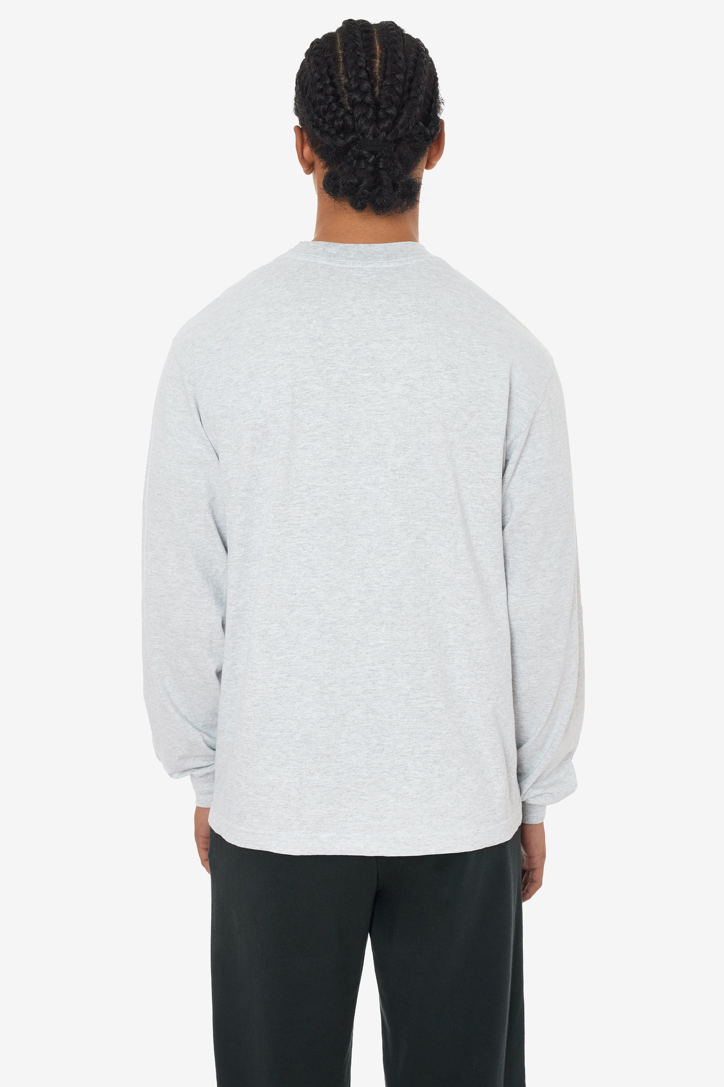1807GD - 6.5oz Long Sleeve Garment Dye Crew Neck T-Shirt – Los