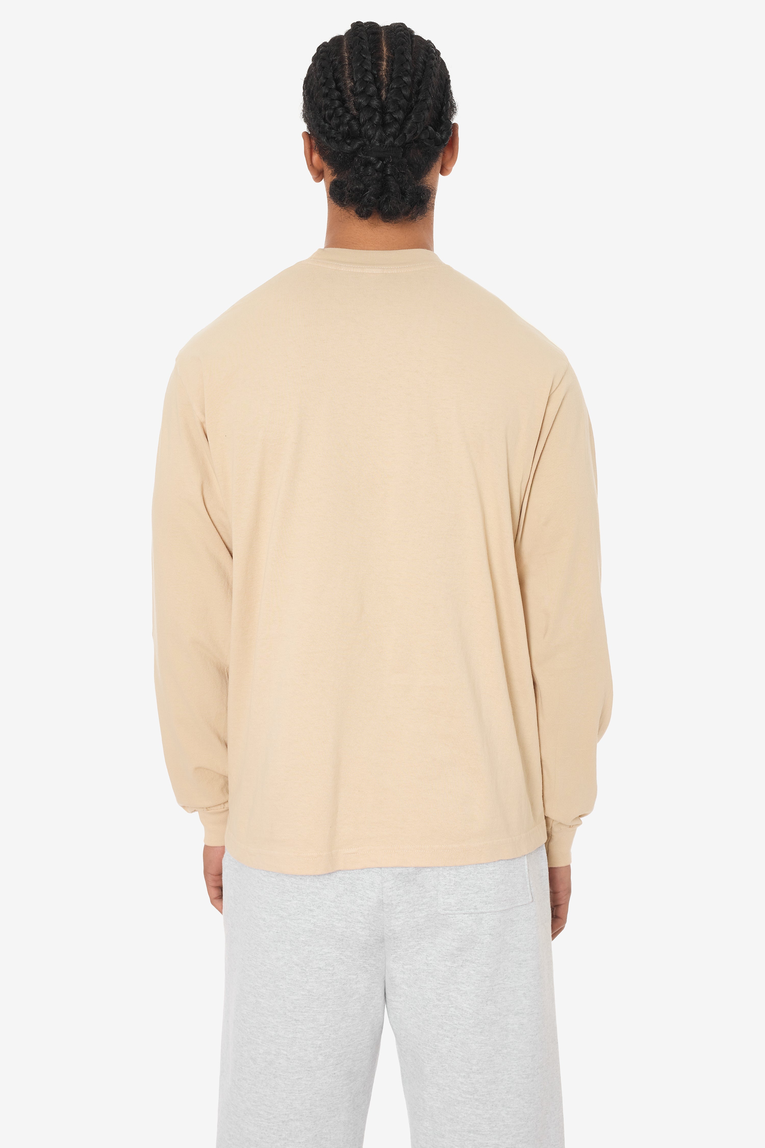 トップス papier 1807GD - 6.5oz Long Sleeve Garment Dye Crew Neck T-Shirt – Los