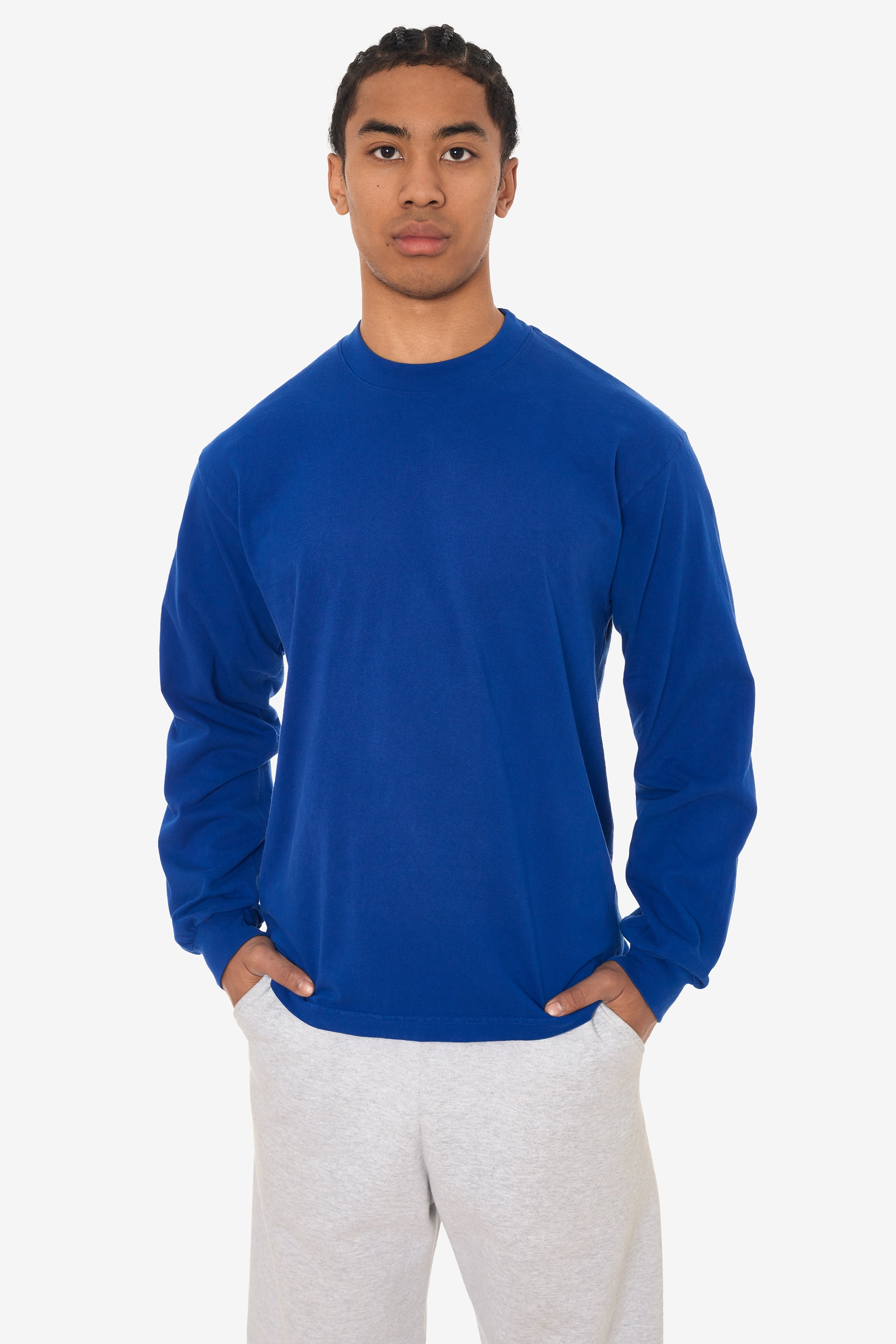 トップス papier 1807GD - 6.5oz Long Sleeve Garment Dye Crew Neck T-Shirt – Los