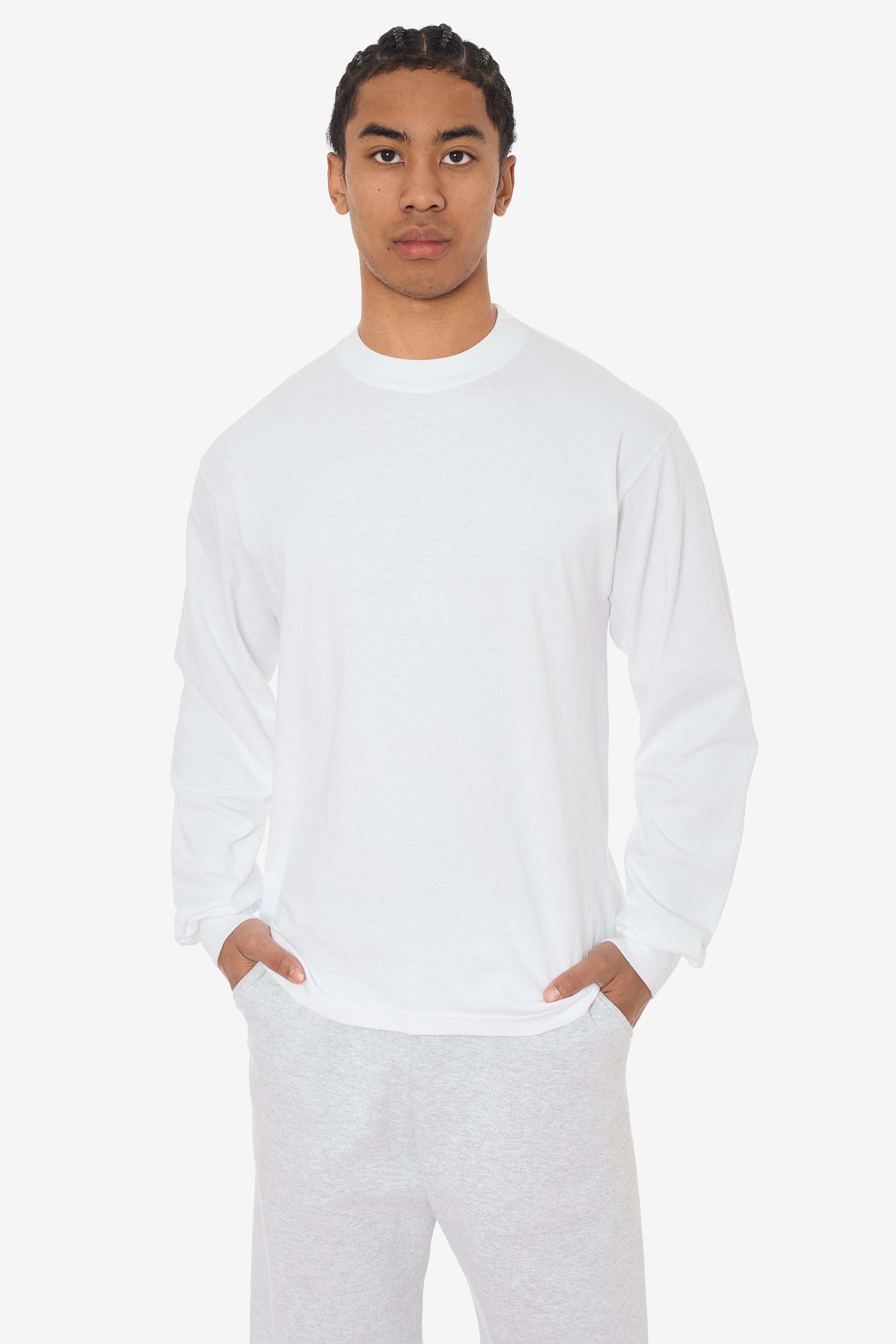 1807GD - 6.5oz Long Sleeve Garment Dye Crew Neck T-Shirt – Los
