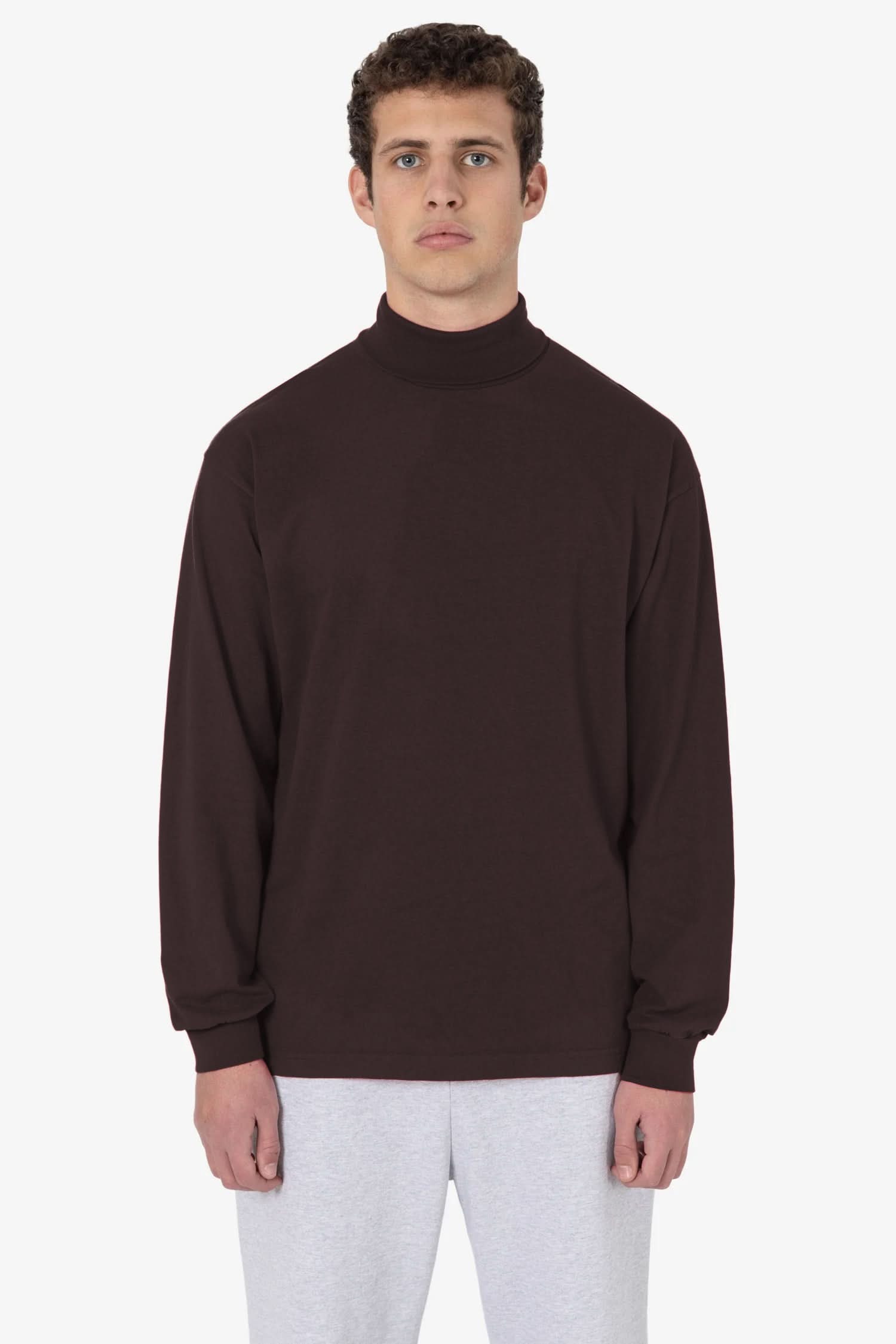 1811GD - Long Sleeve Garment Dye Turtleneck – Los Angeles Apparel