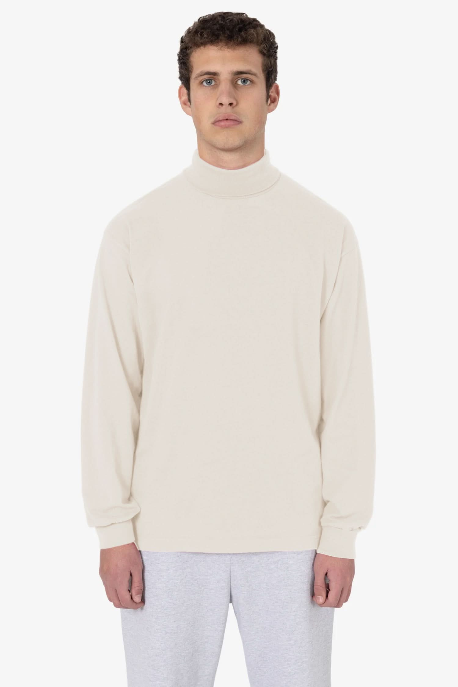 1811GD - Long Sleeve Garment Dye Turtleneck – Los Angeles Apparel