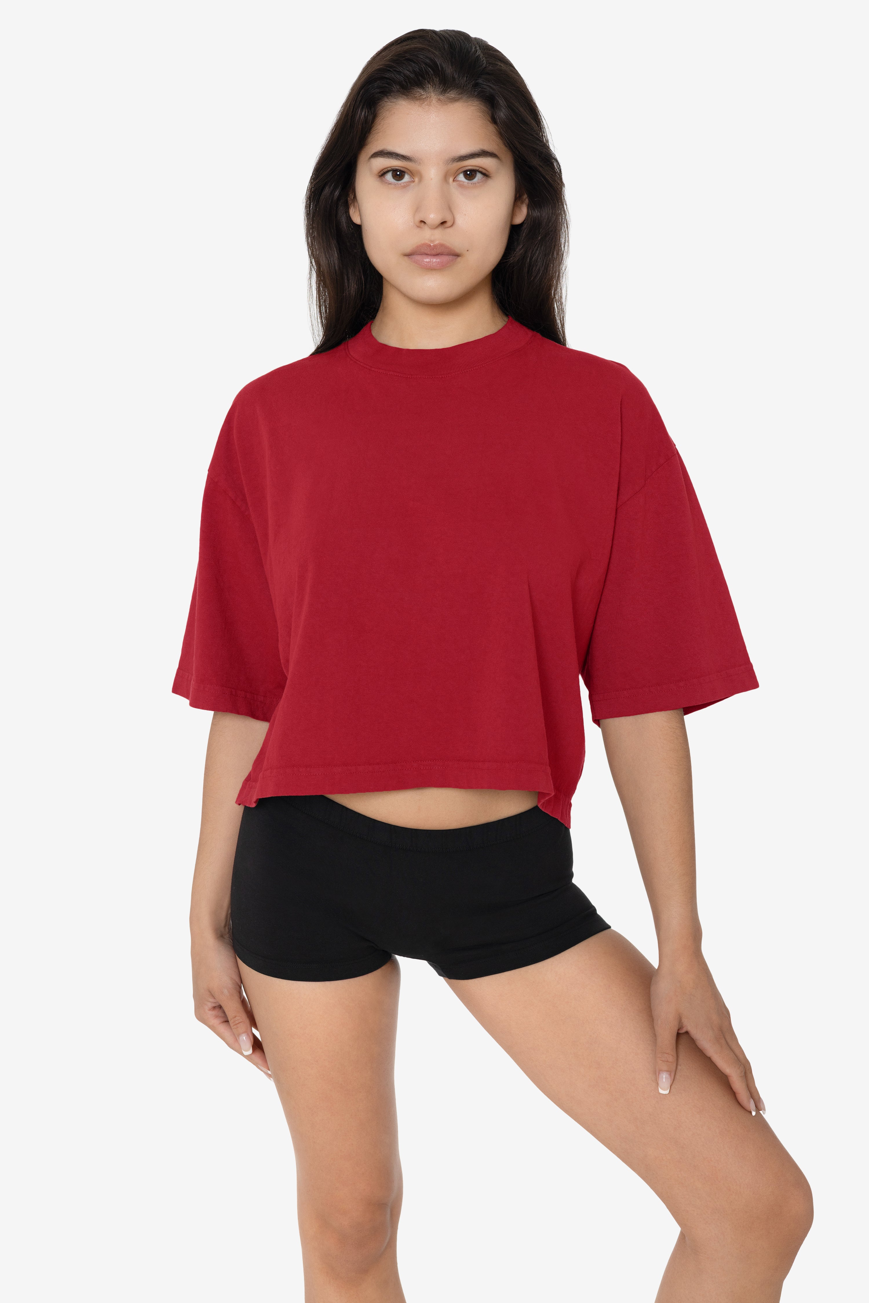 1820GD - Oversized Crop Tee – Los Angeles Apparel