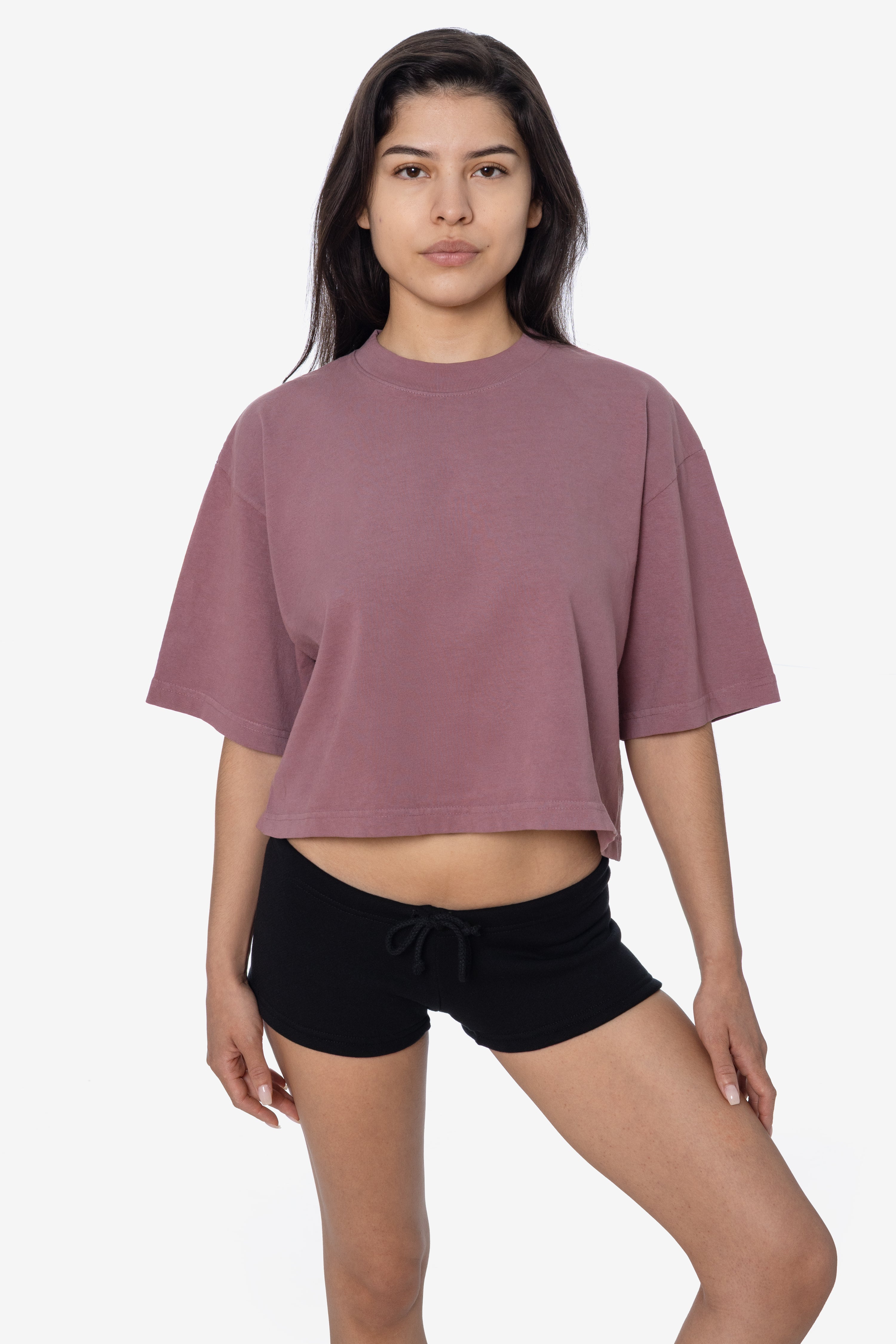 1820GD - Oversized Crop Tee – Los Angeles Apparel