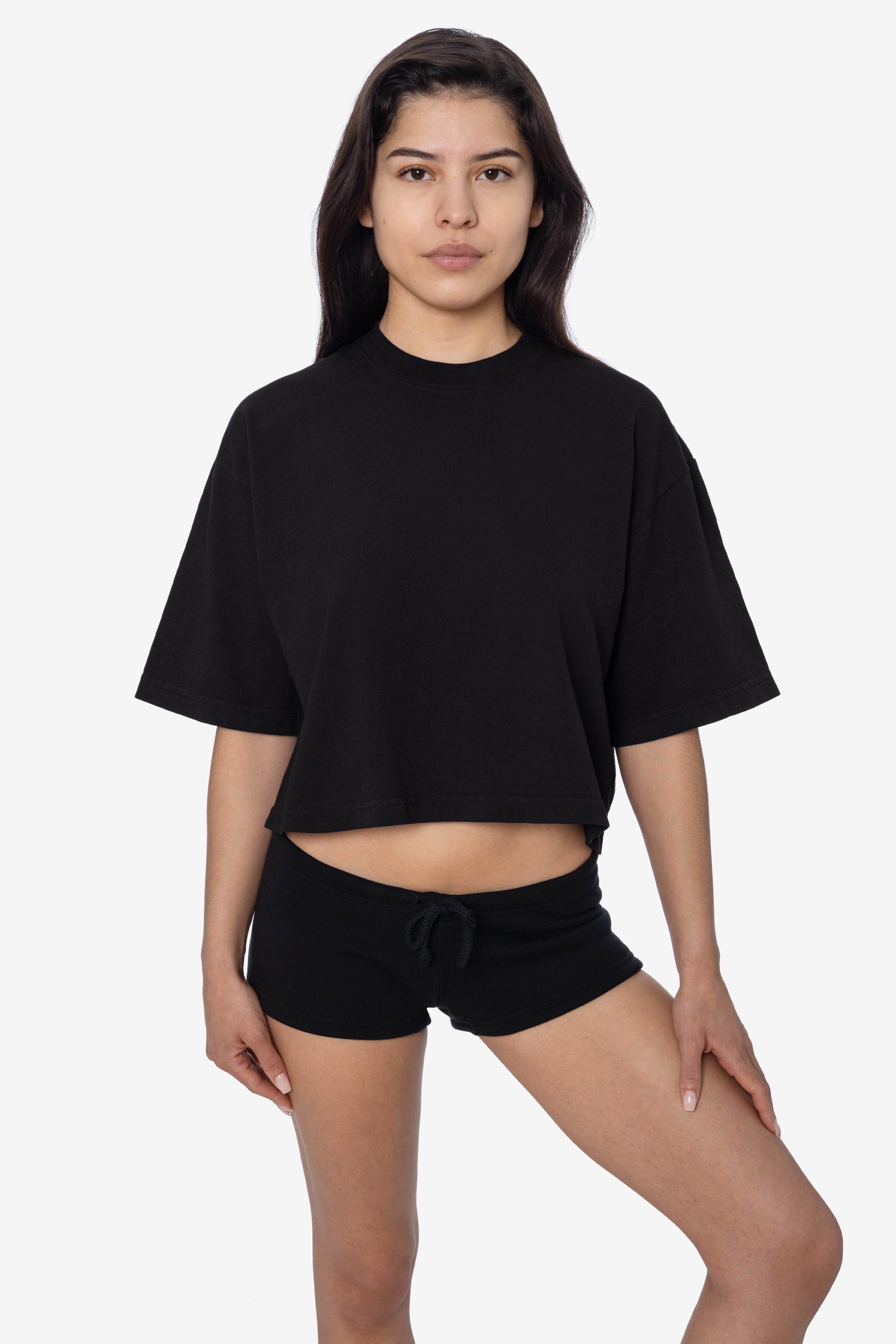 1820GD - Oversized Crop Tee – Los Angeles Apparel