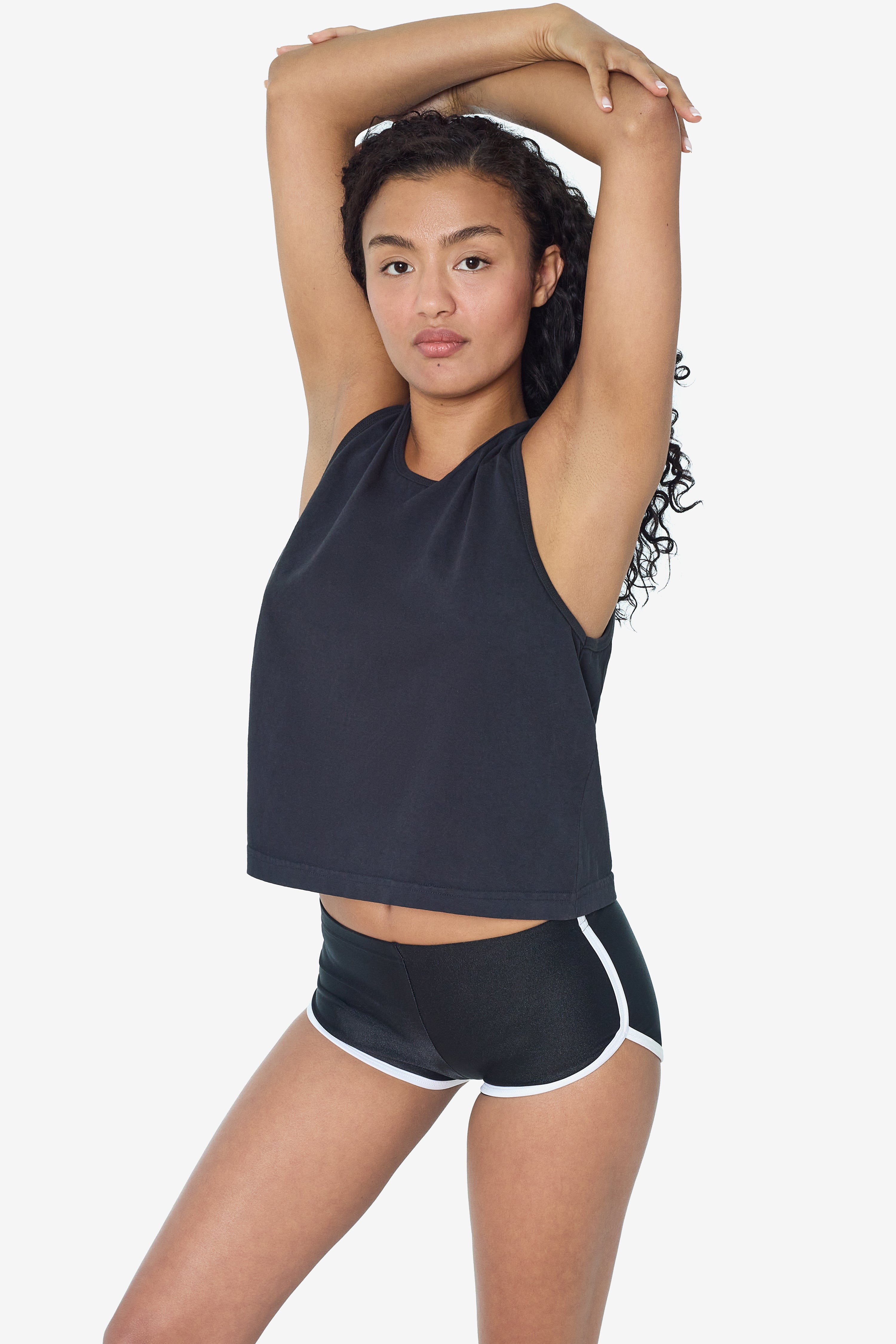 1833GD - Garment Dye Mid-Tank – Los Angeles Apparel