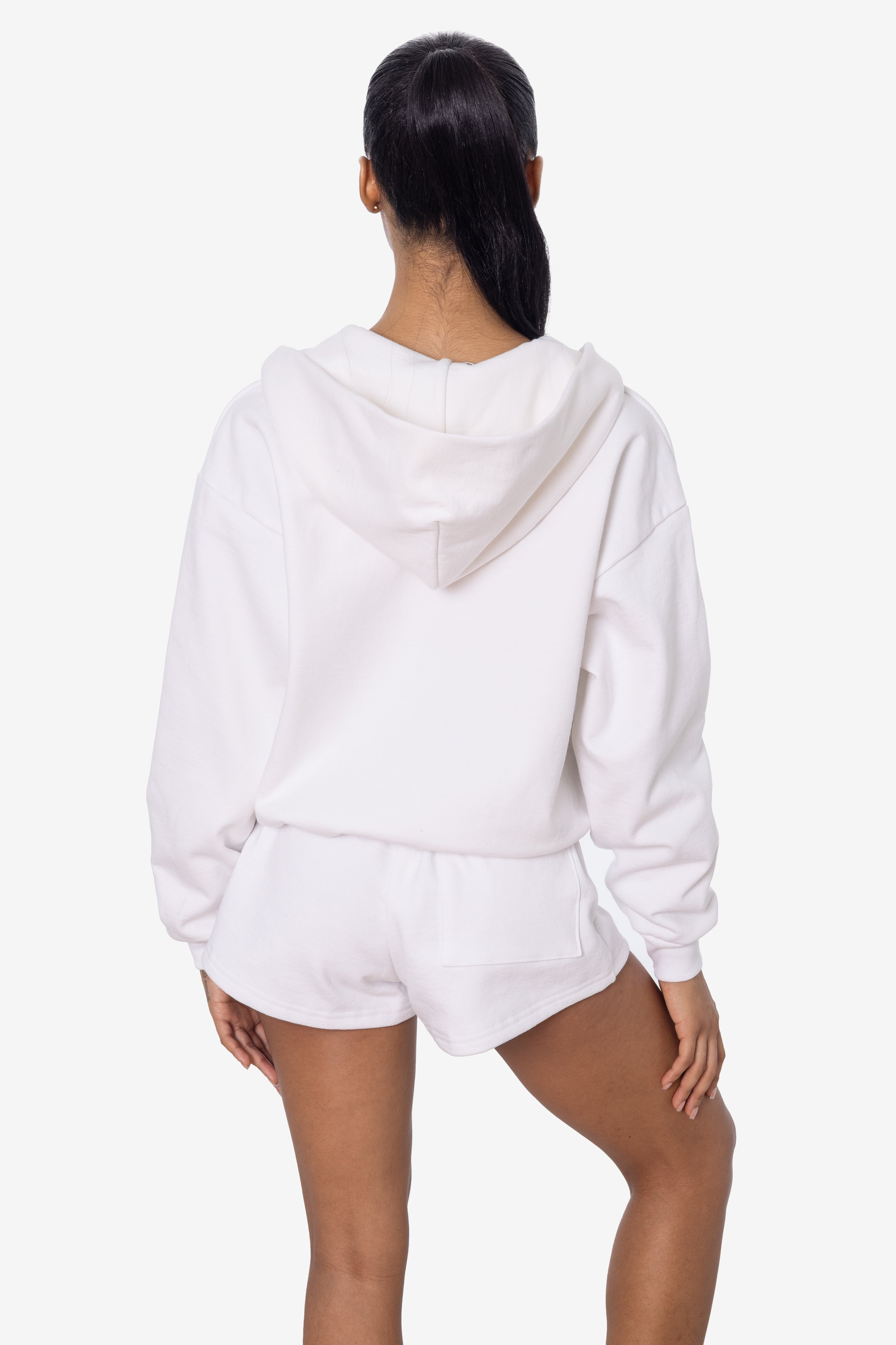SHE'IISLEEP パーカー HF16 - Heavy Fleece Cropped Zip-Up Hoodie (Piece Dye) – Los