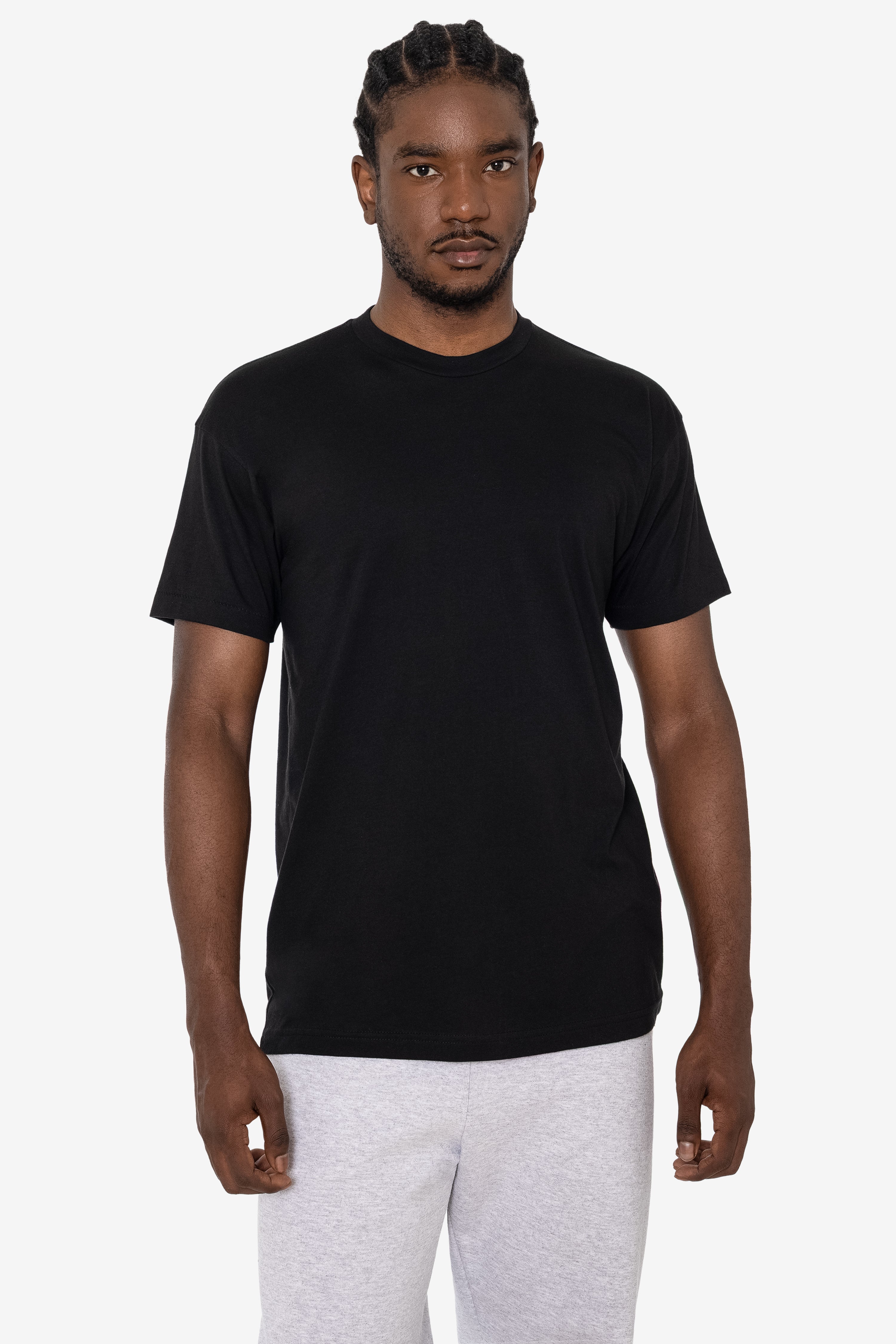 2017MN - 6.0oz Mock Crew Neck Heavy Combed Cotton T-Shirt 2017MN - 6.0oz Mock Crew Neck Heavy Combed Cotton T-Shirt