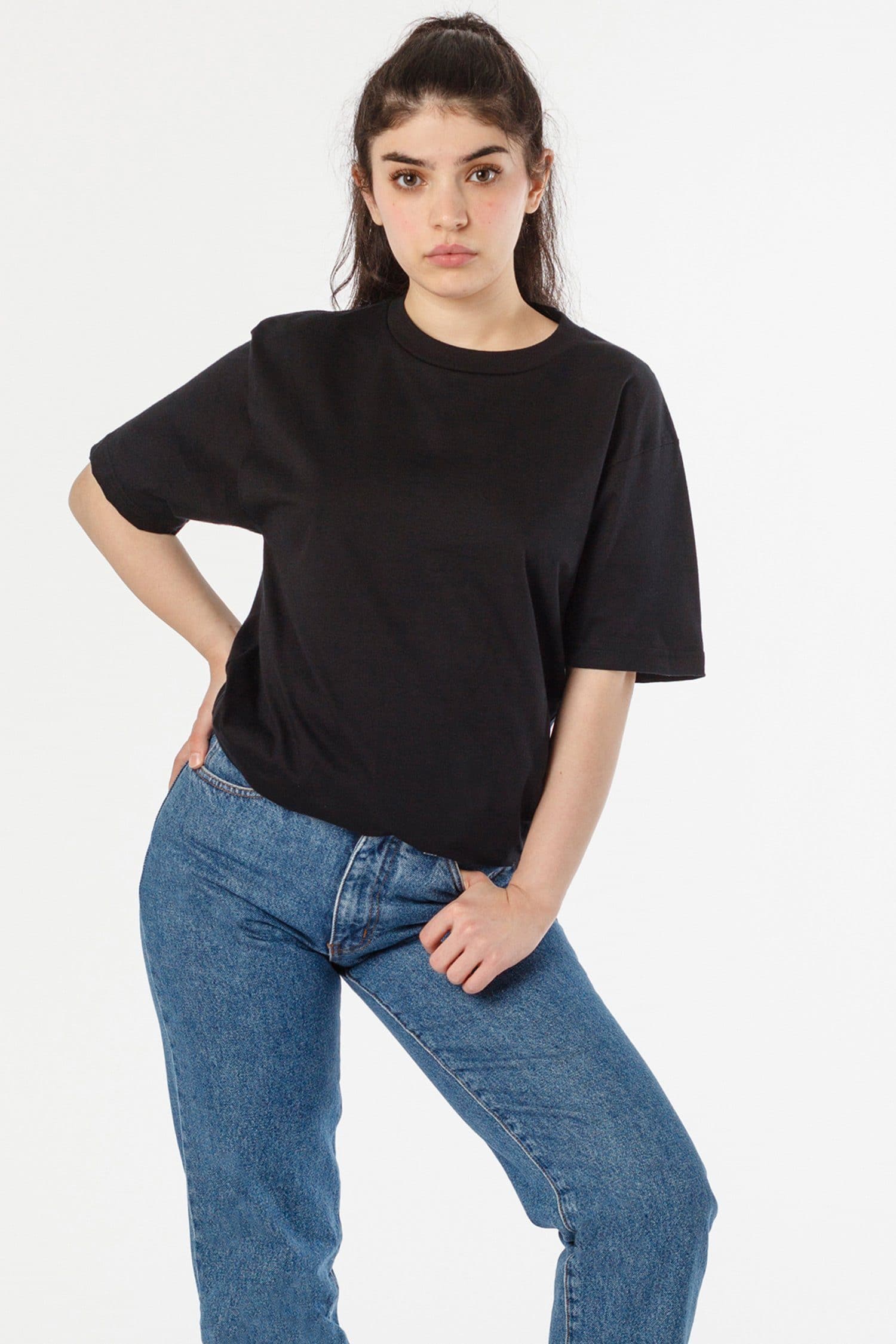 2017 Crew Neck Heavy Combed Cotton T-Shirt