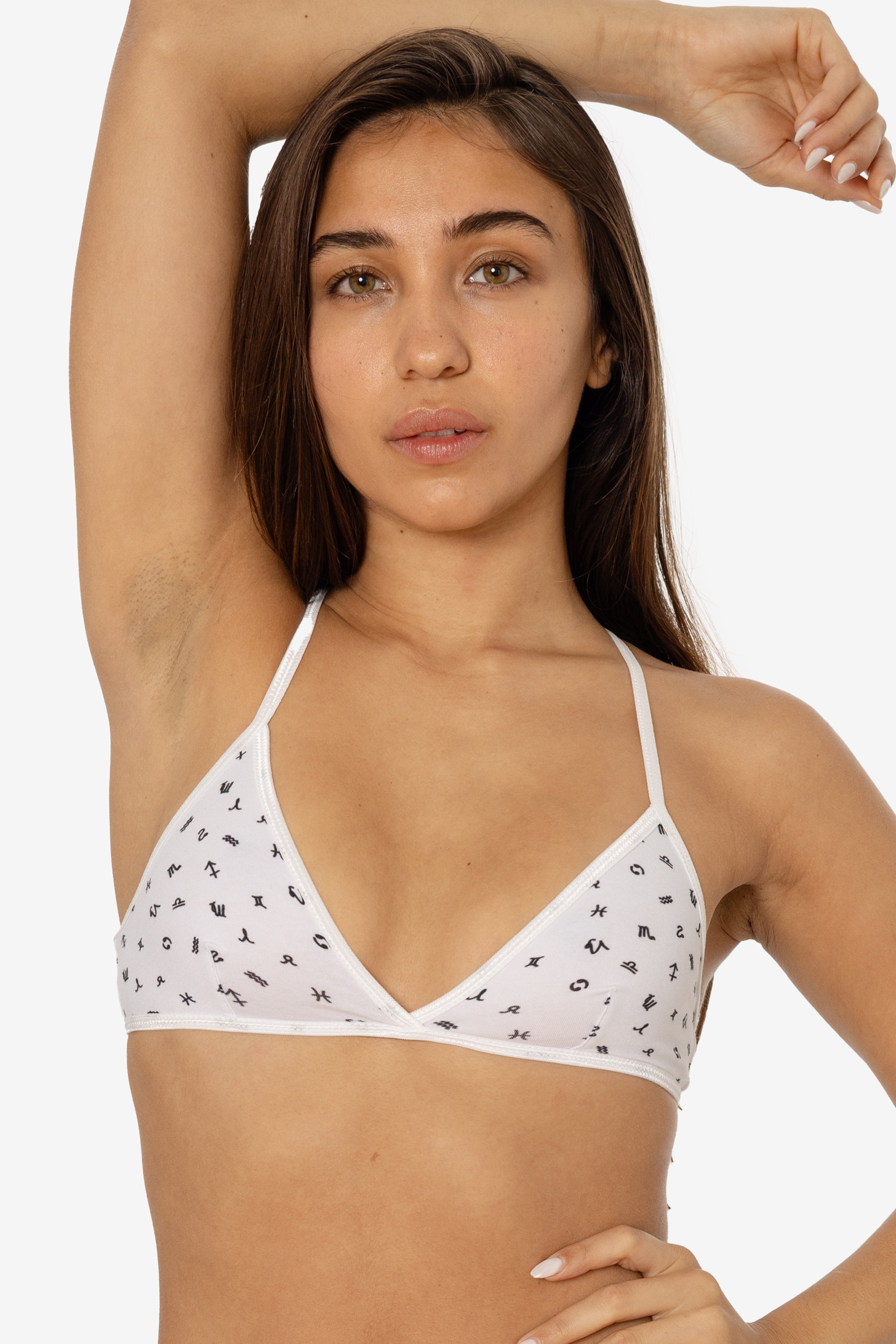 8392P - Printed Crossback Bra – Los Angeles Apparel