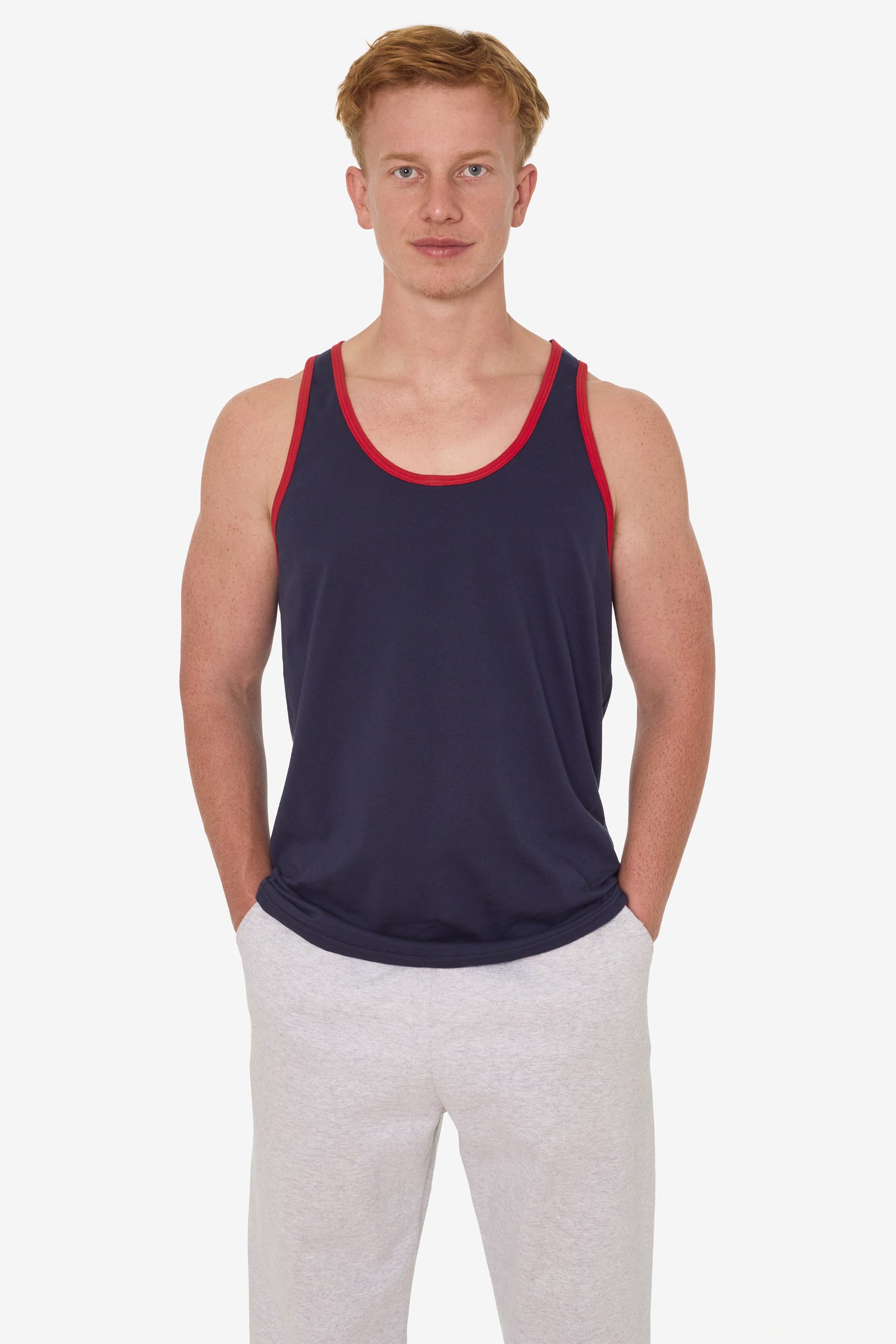 Navy/Red