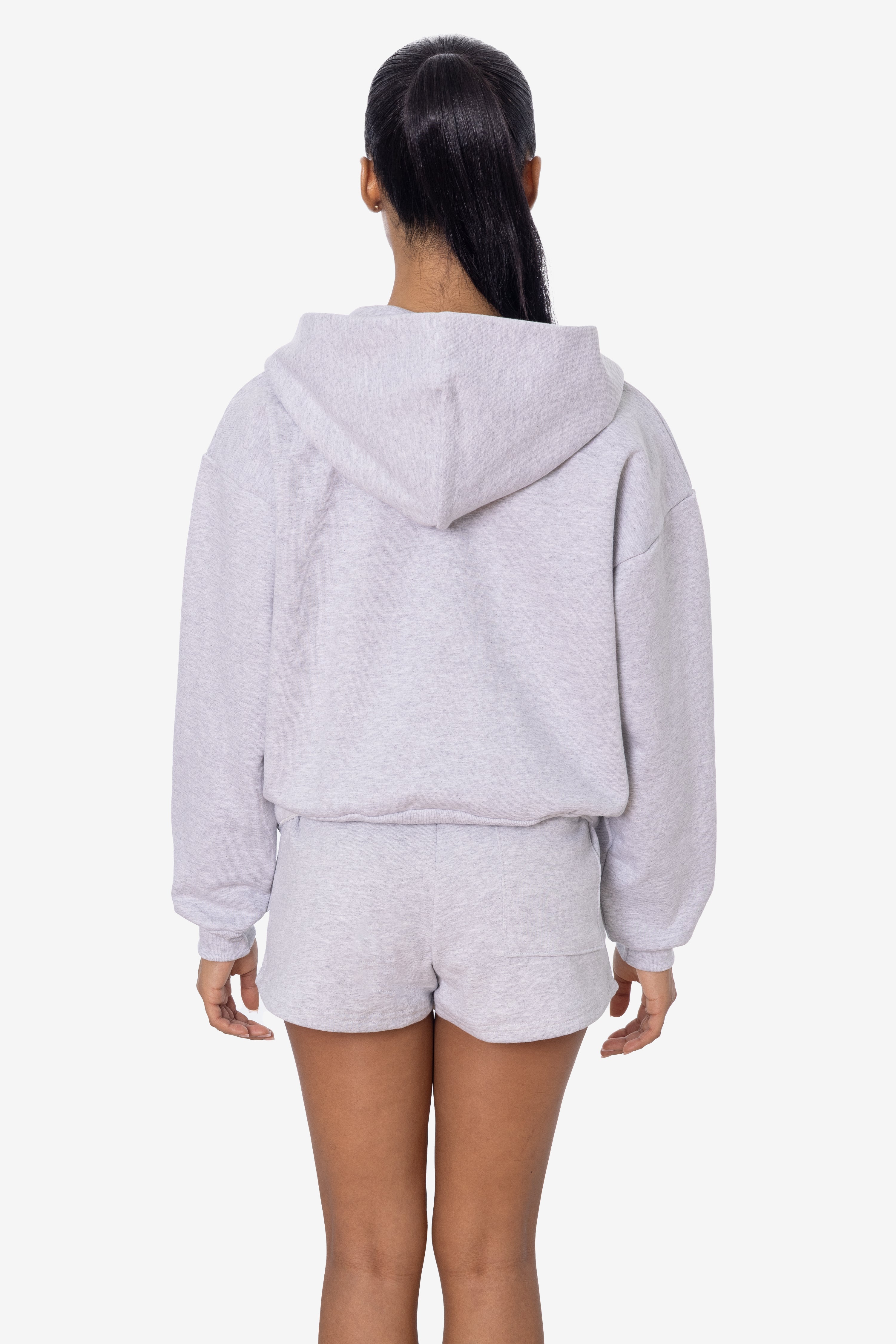 HF16 - Heavy Fleece Cropped Zip-Up Hoodie (Piece Dye) – Los