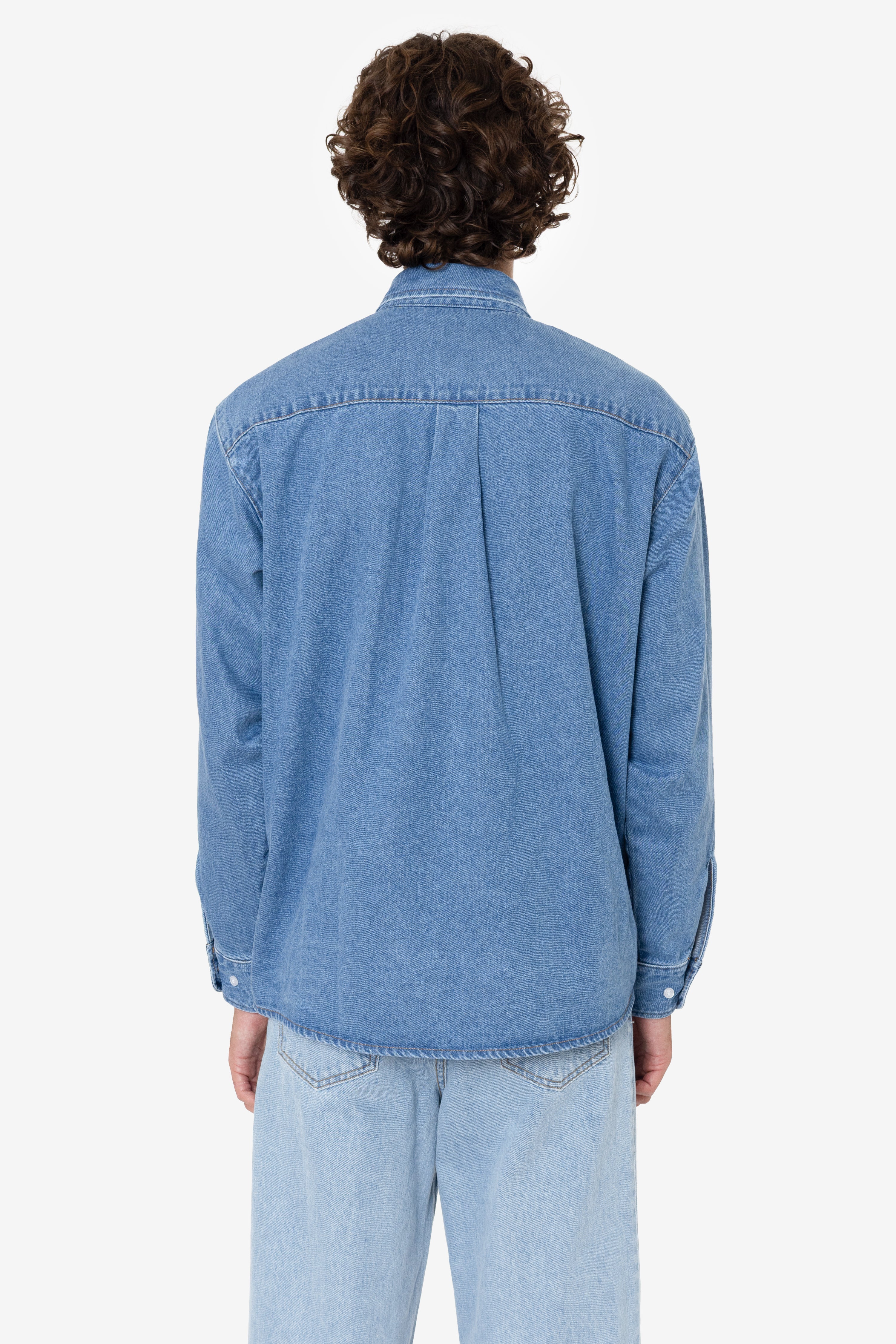 RDNM402 - 10oz Denim Classic Long Sleeve Shirt – Los Angeles Apparel