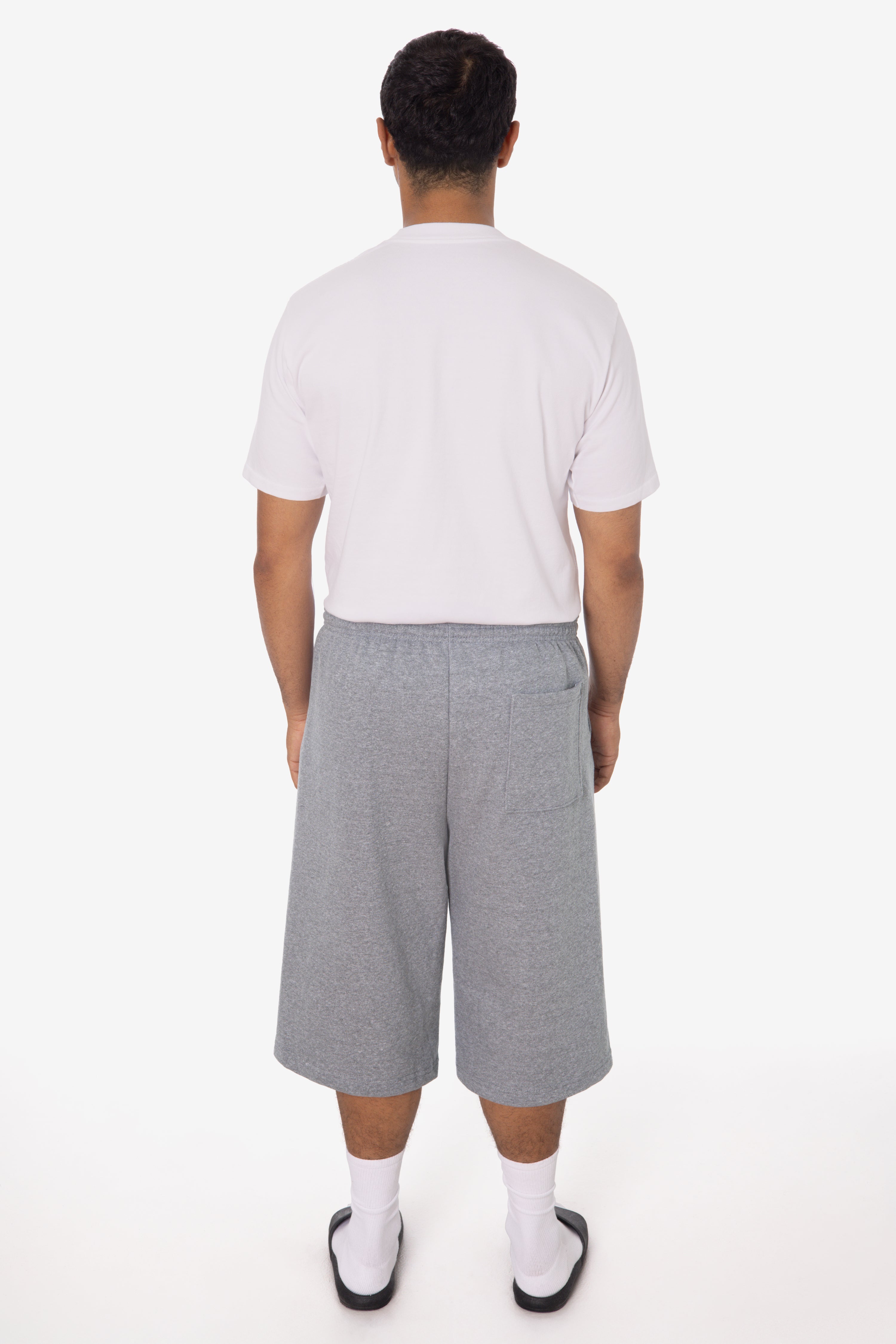 TRF42 - Triblend gabardine Fleece Extra Wide Mens shorts – Los