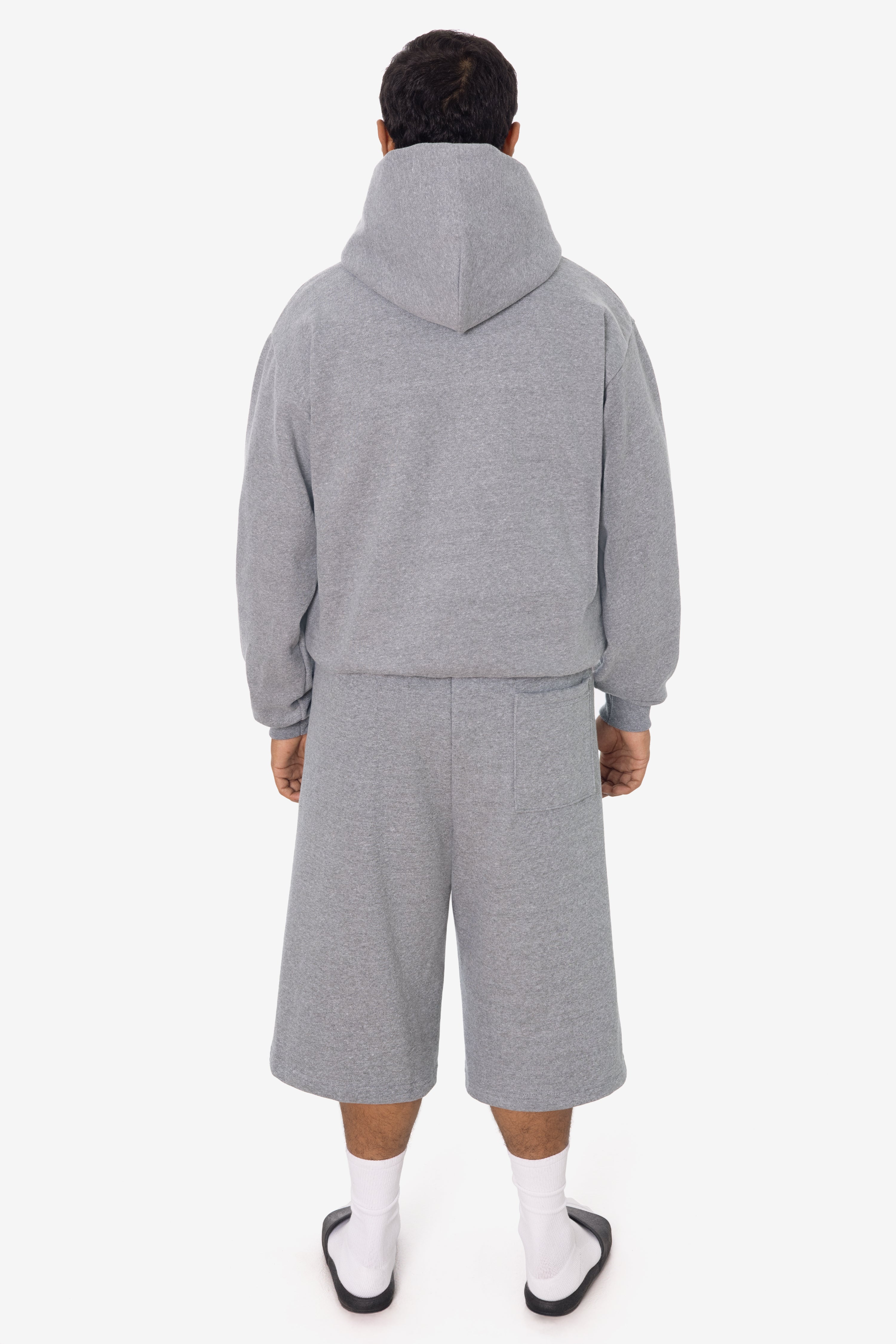 TRF42 - Triblend gabardine Fleece Extra Wide Mens shorts – Los