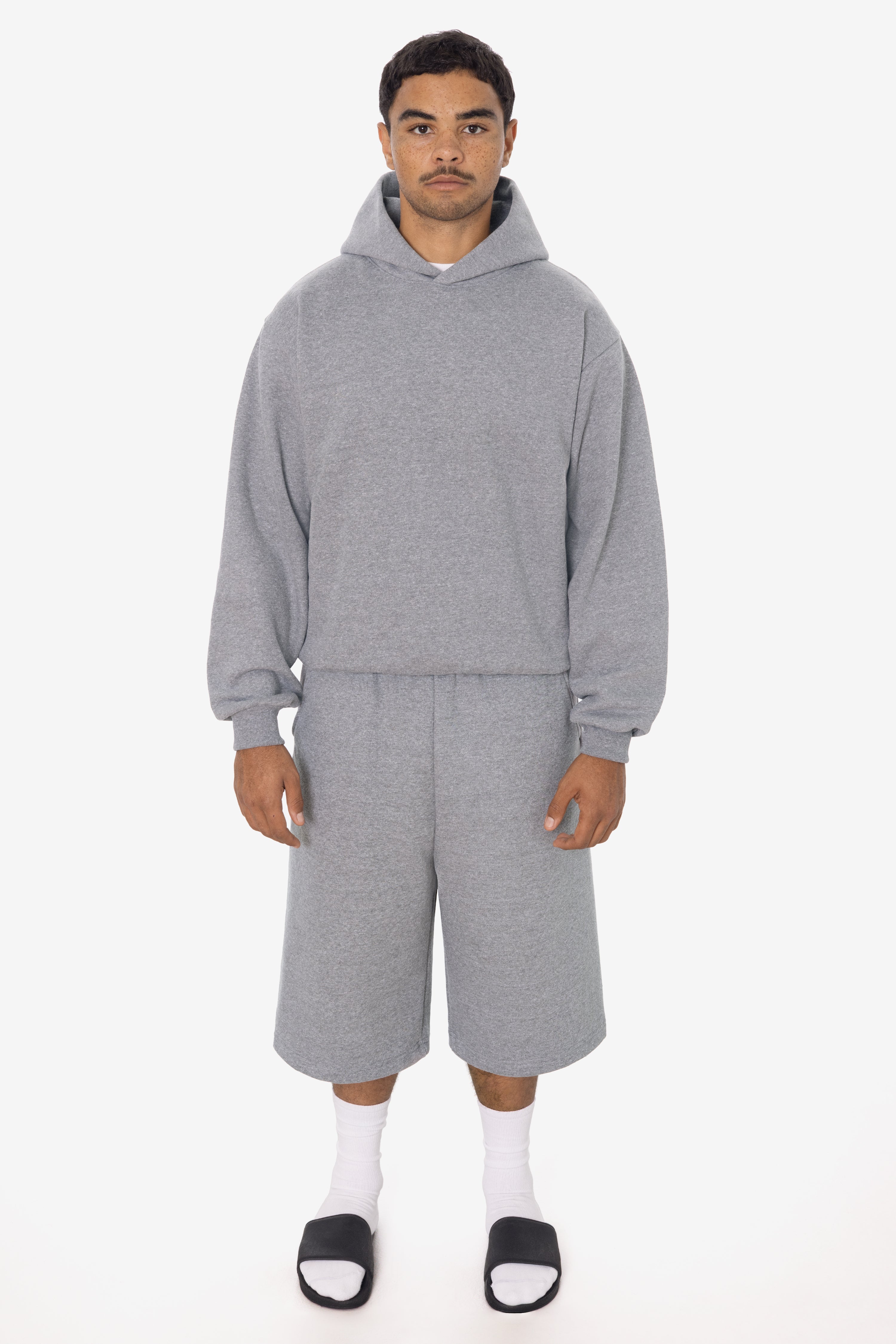 BRIEFING グレーSサイズ トレーナー TRF42 - Triblend gabardine Fleece Extra Wide Mens shorts – Los