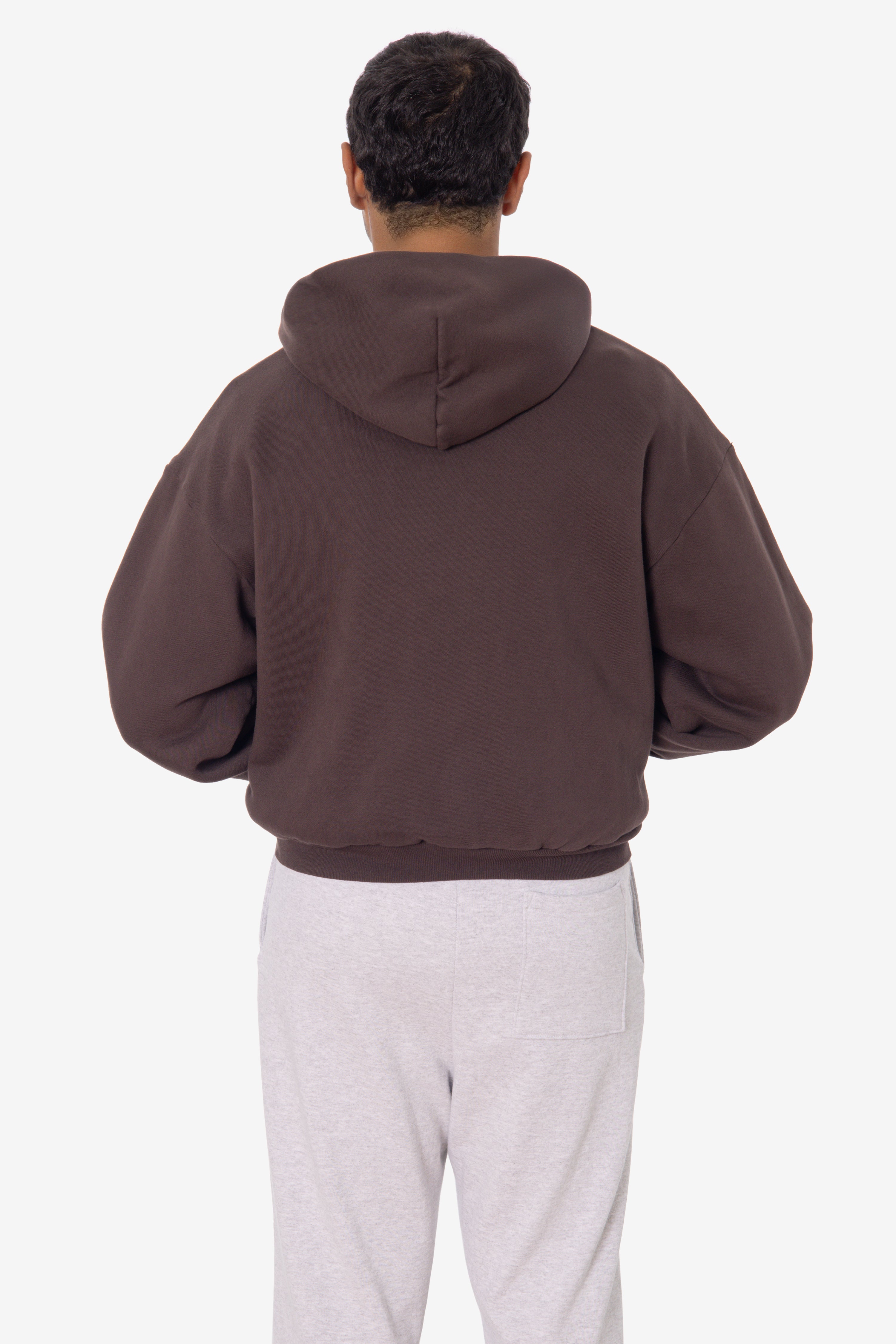 ALP10GD - Thermal Lined Cropped Zip Up Hoodie – Los Angeles Apparel