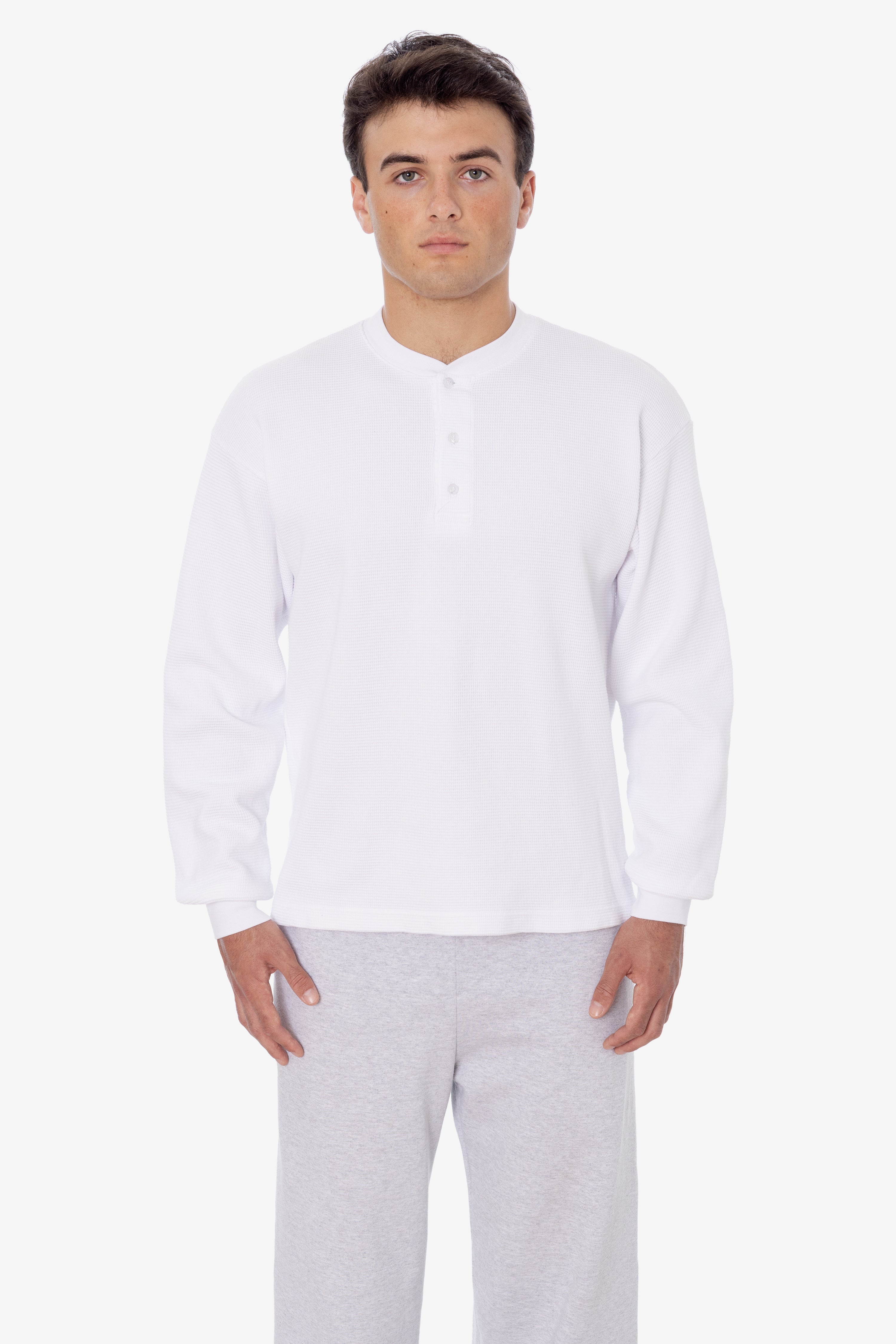 TX458GD - Long Sleeve Heavy Thermal Heritage Henley – Los Angeles