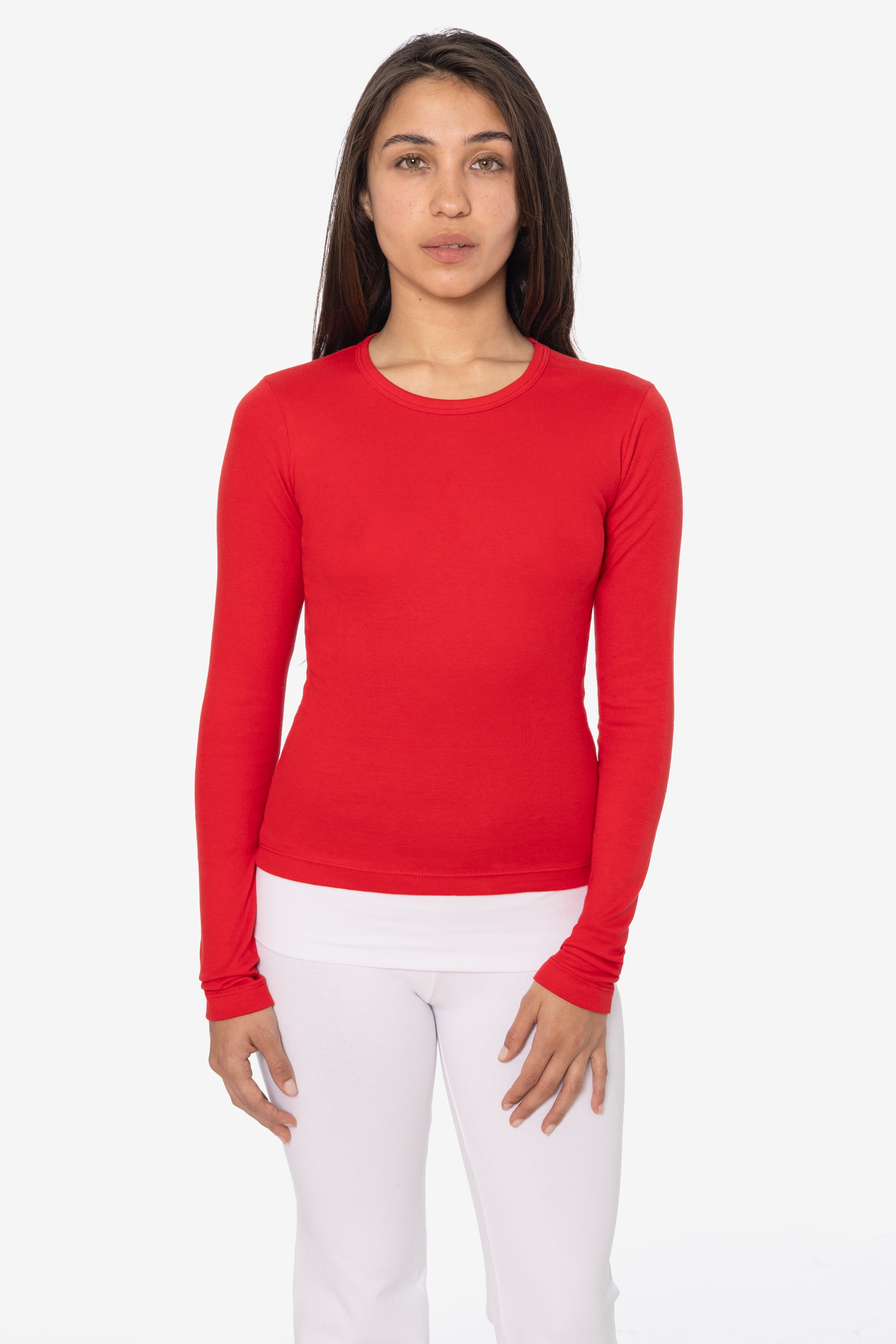 babylclub ロンT 43007 - Baby Rib Long Sleeve Crewneck Tee – Los Angeles Apparel